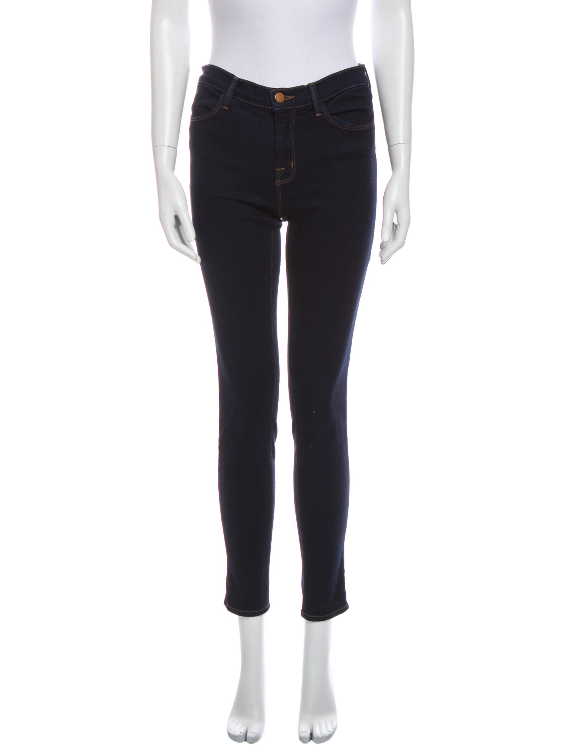 J Brand Mid-Rise Skinny Leg Jeans