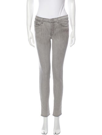 J Brand Mid-Rise Skinny Leg Jeans