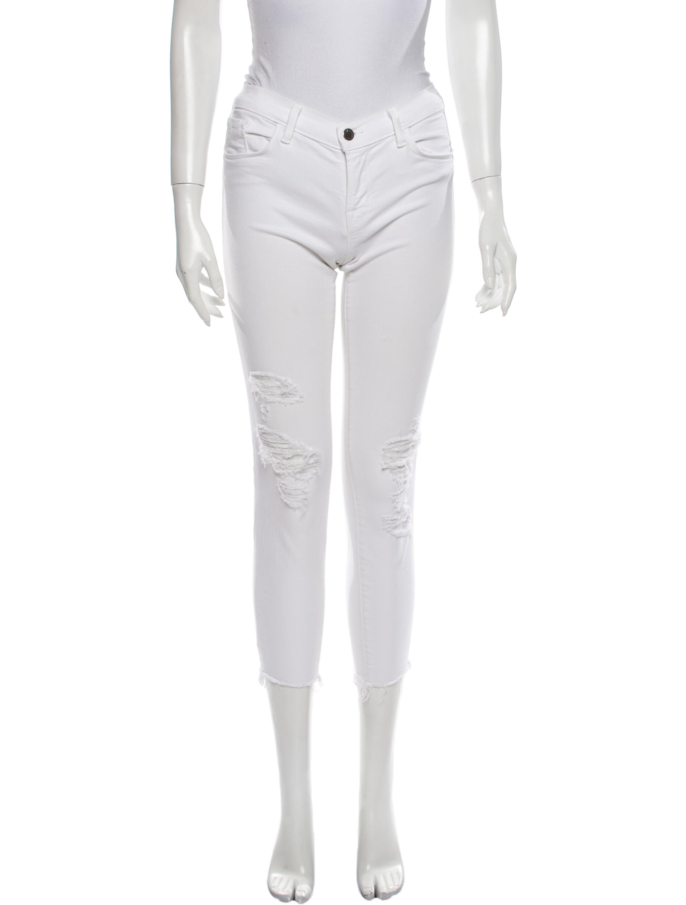 J Brand Mid-Rise Skinny Leg Jeans