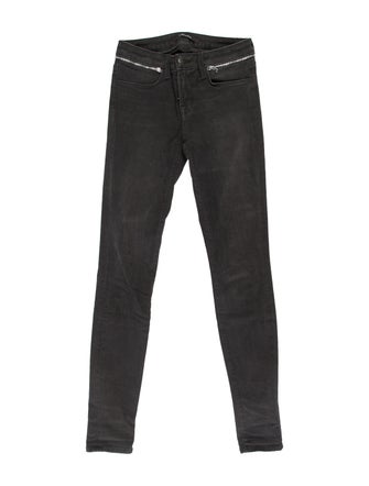 J Brand Mid-Rise Skinny Leg Jeans