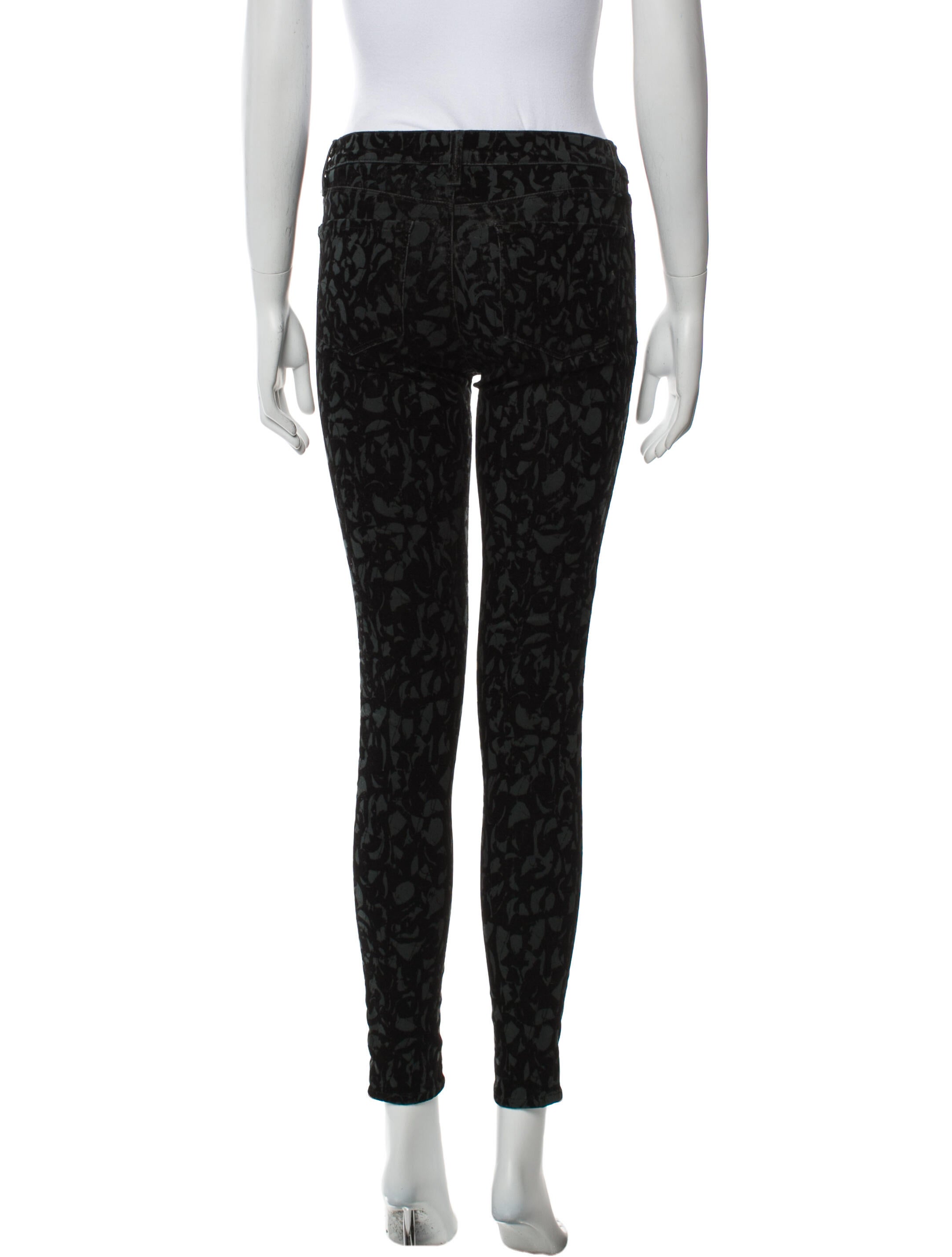 J Brand Mid-Rise Skinny Leg Jeans