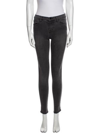 J Brand Mid-Rise Skinny Leg Jeans
