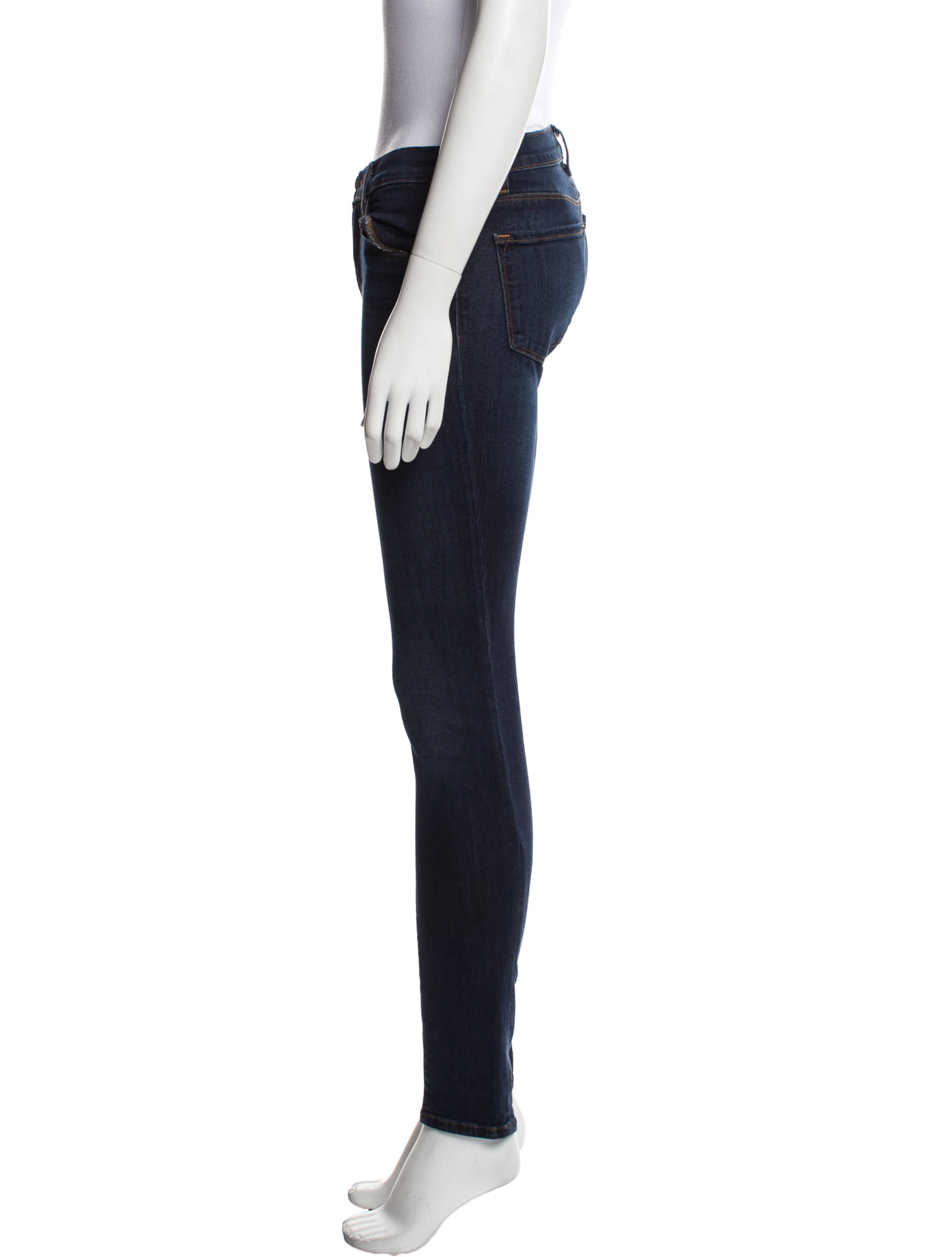 J Brand Mid-Rise Skinny Leg Jeans