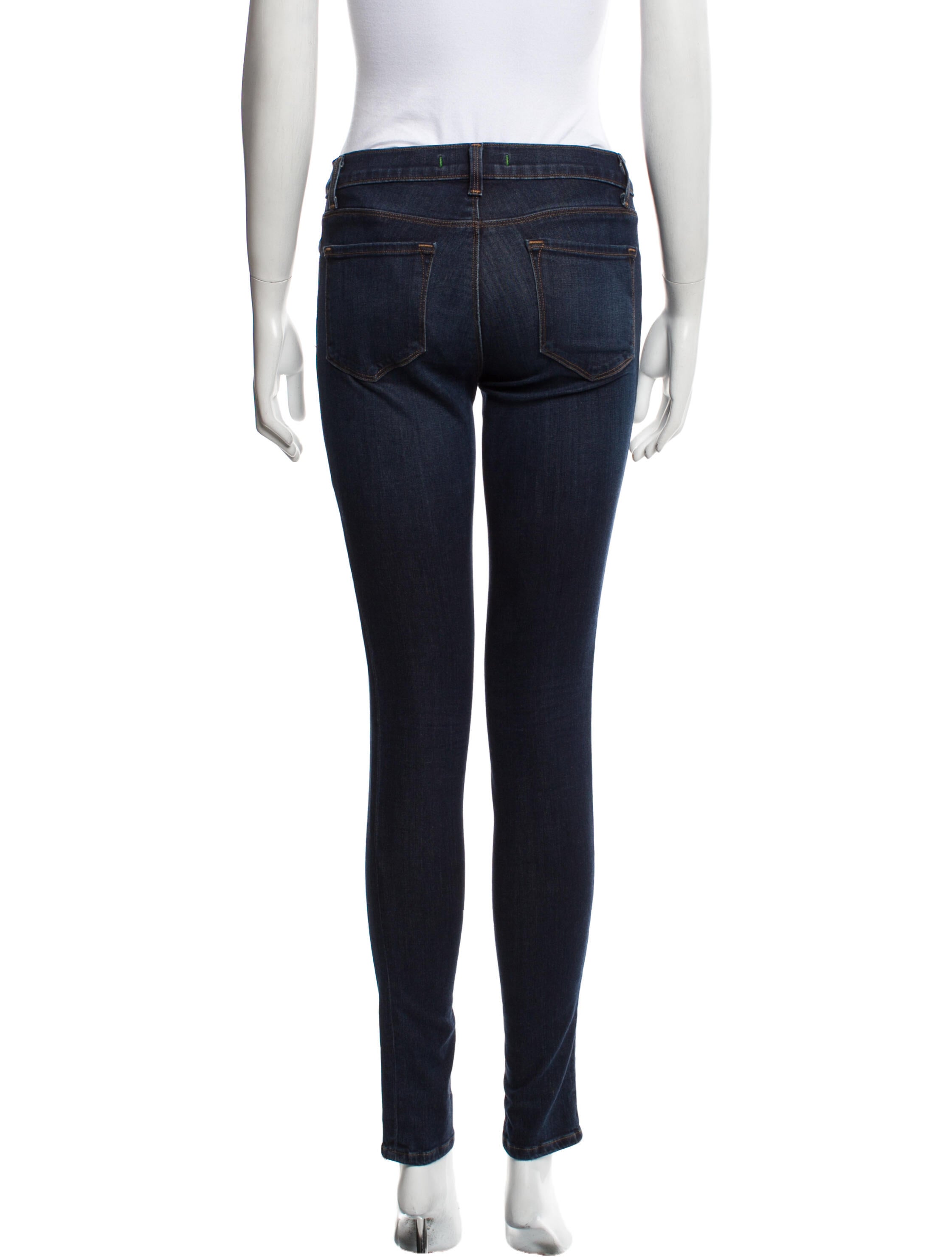 J Brand Mid-Rise Skinny Leg Jeans