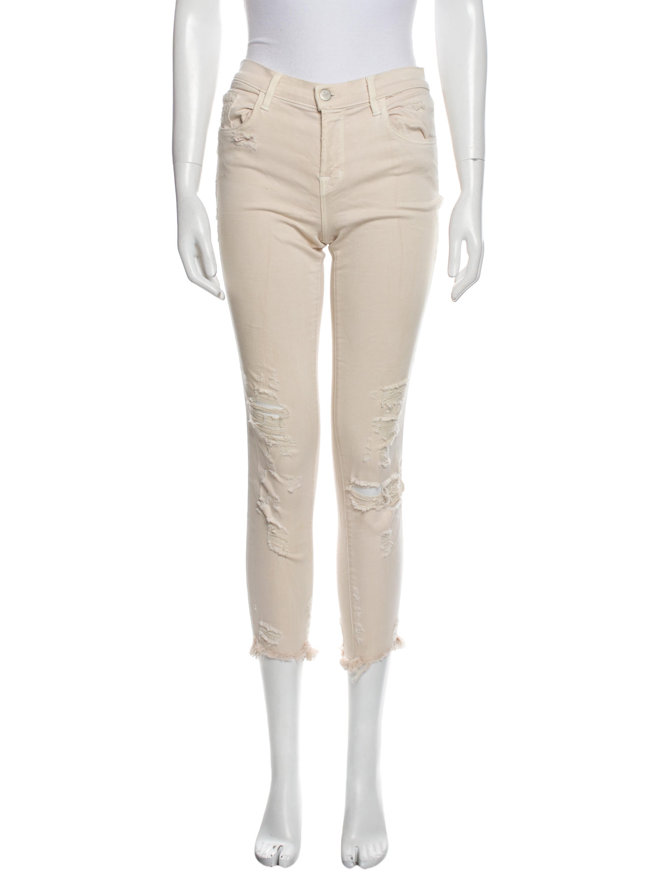 J Brand Mid-Rise Skinny Leg Jeans