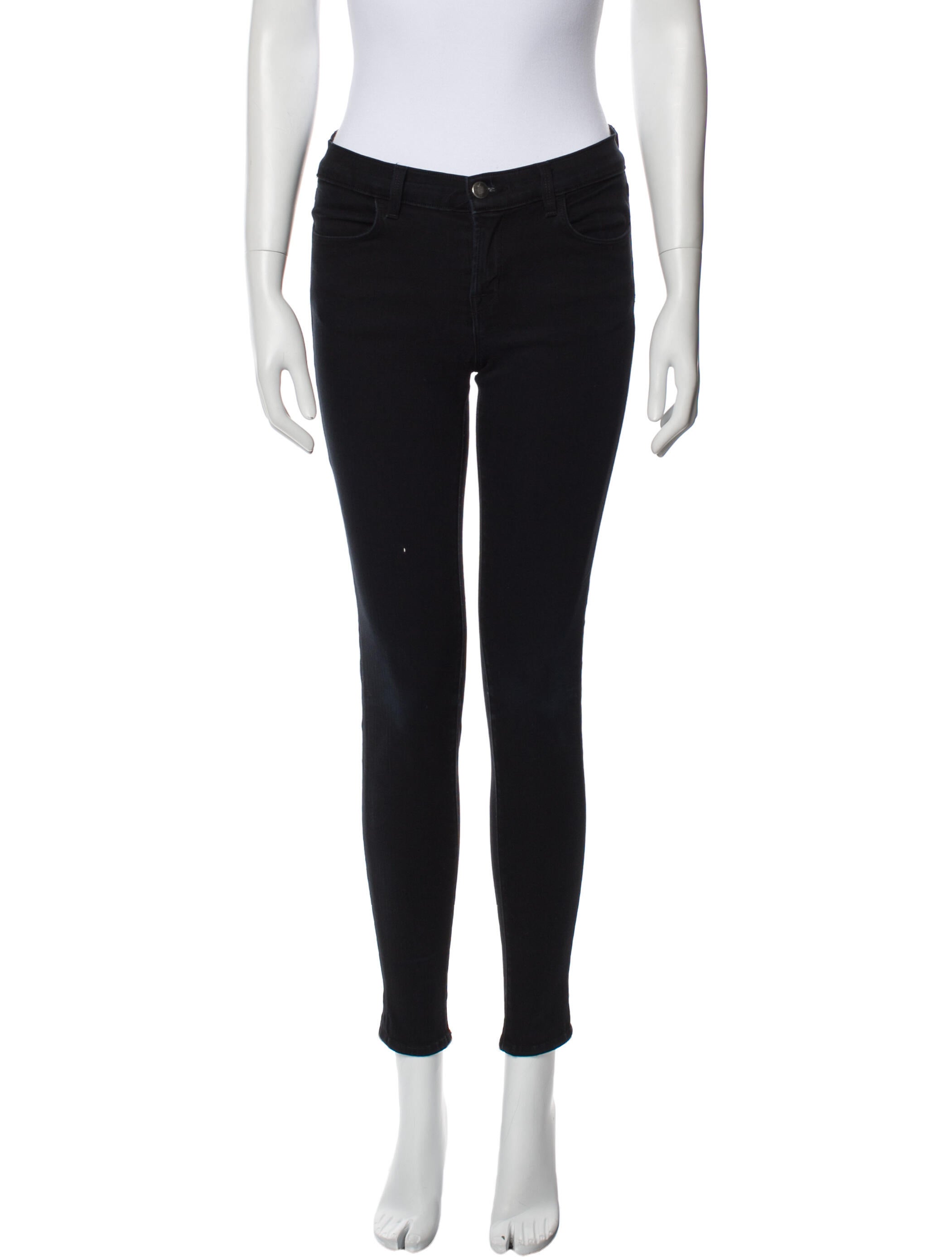 J Brand Mid-Rise Skinny Leg Jeans