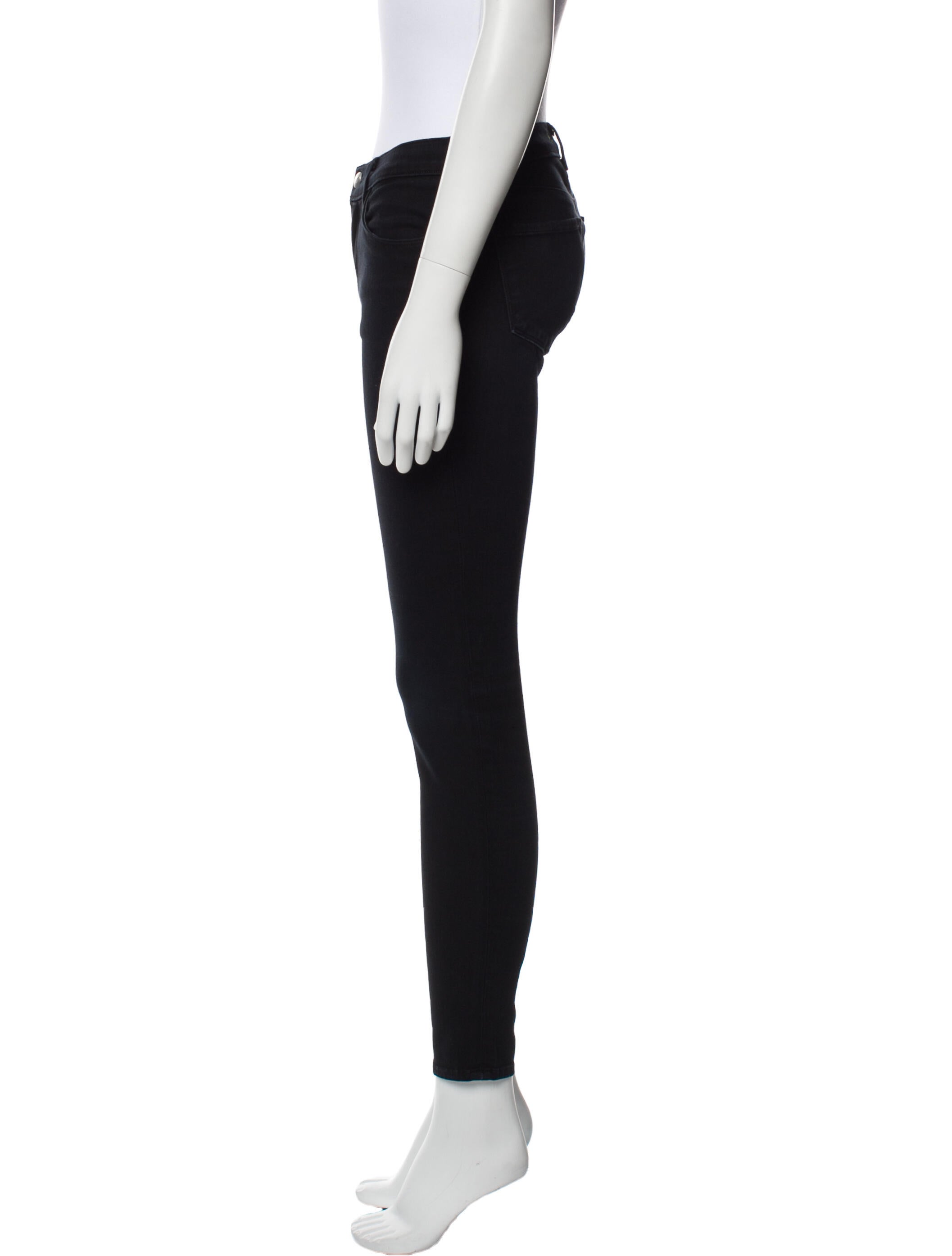 J Brand Mid-Rise Skinny Leg Jeans