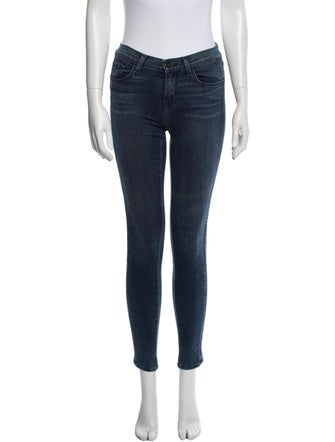 J Brand Mid-Rise Skinny Leg Jeans
