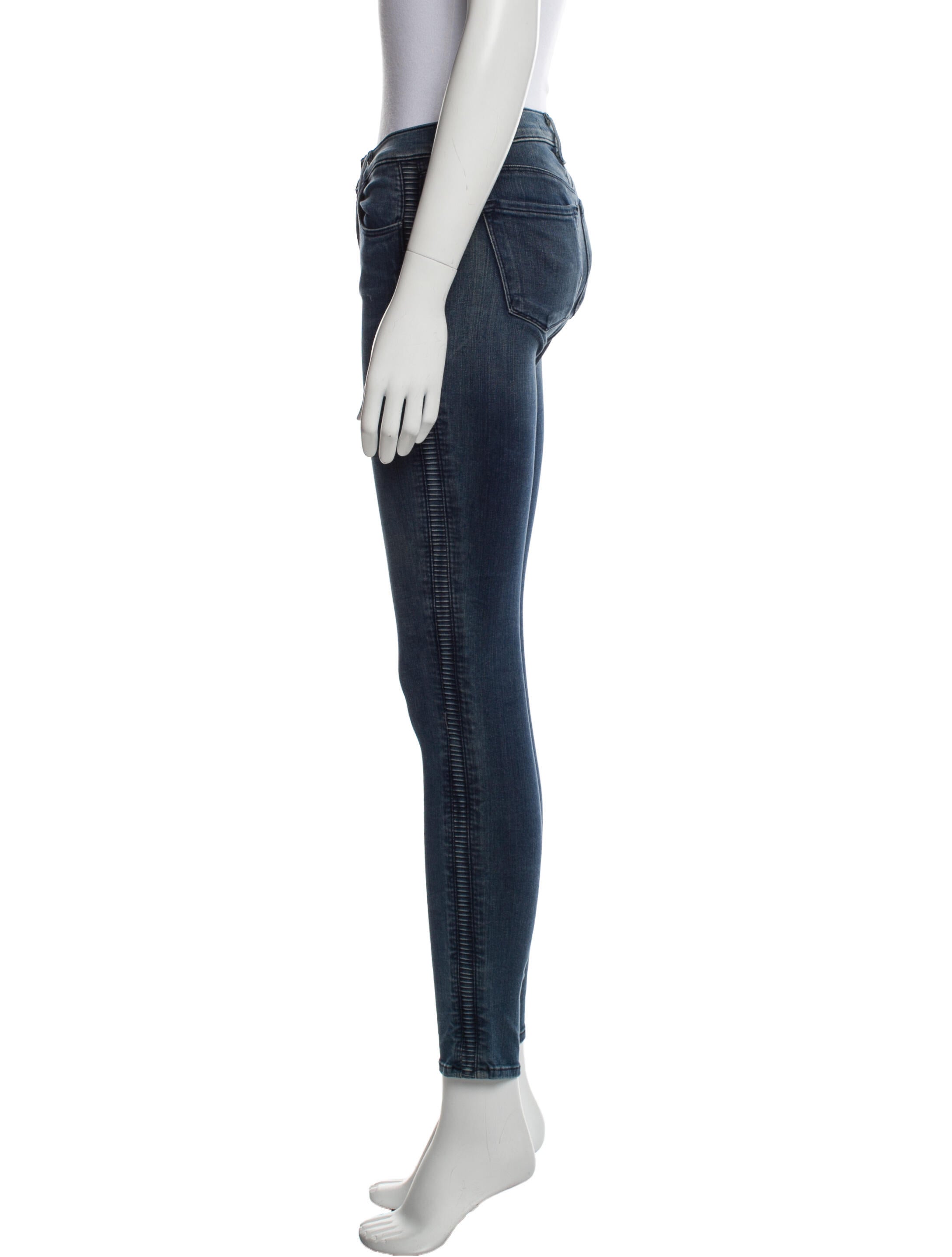 J Brand Mid-Rise Skinny Leg Jeans