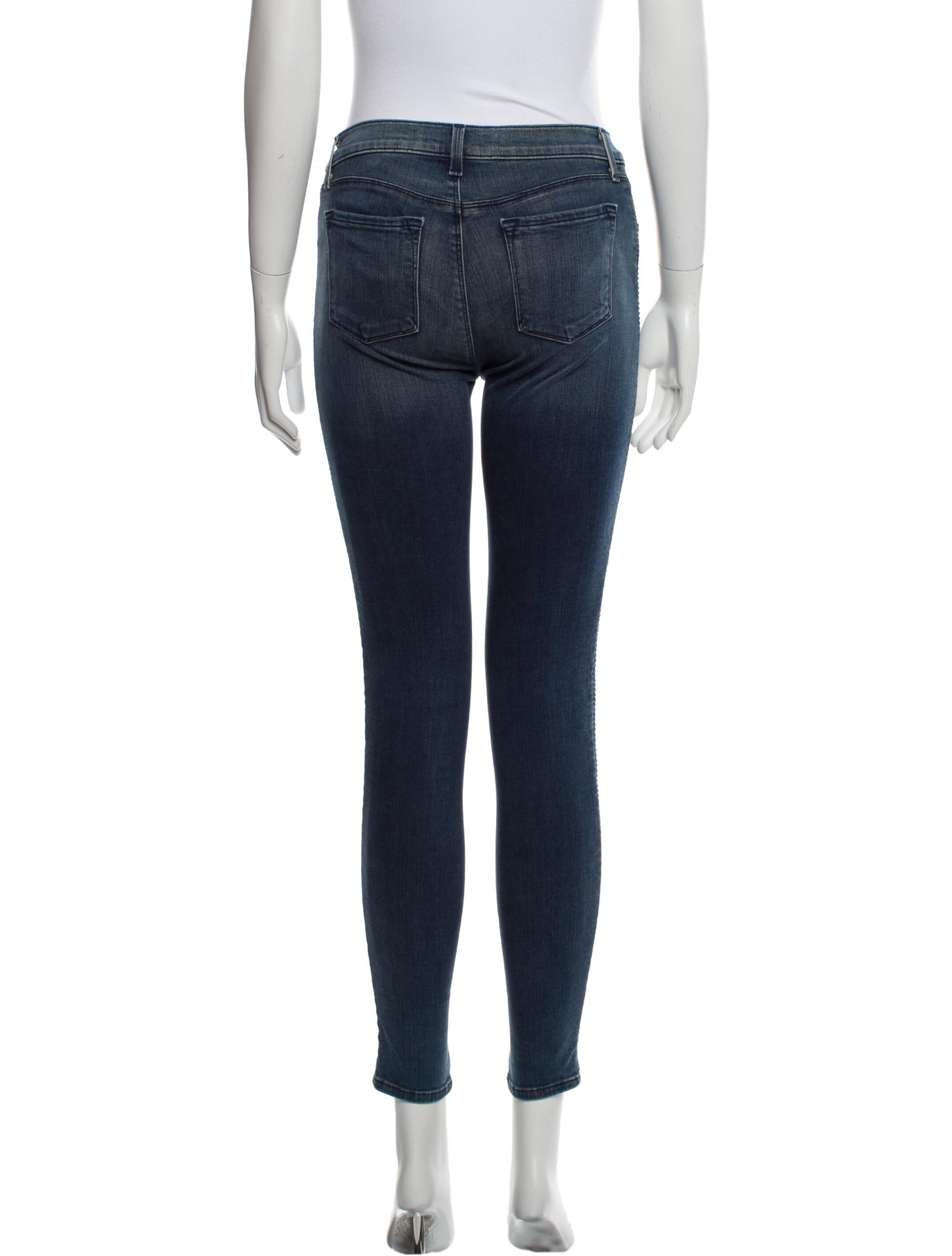 J Brand Mid-Rise Skinny Leg Jeans
