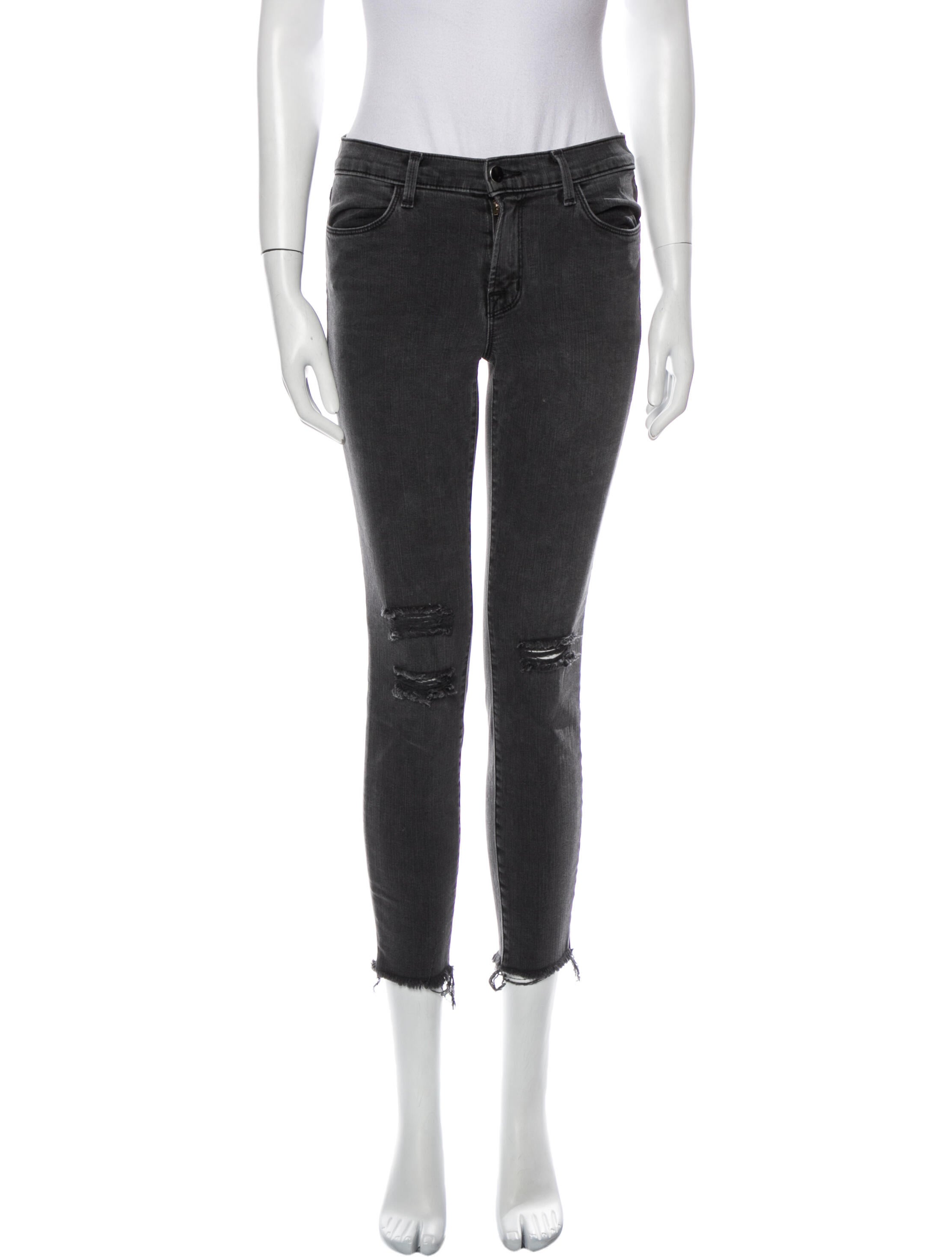 J Brand Mid-Rise Skinny Leg Jeans