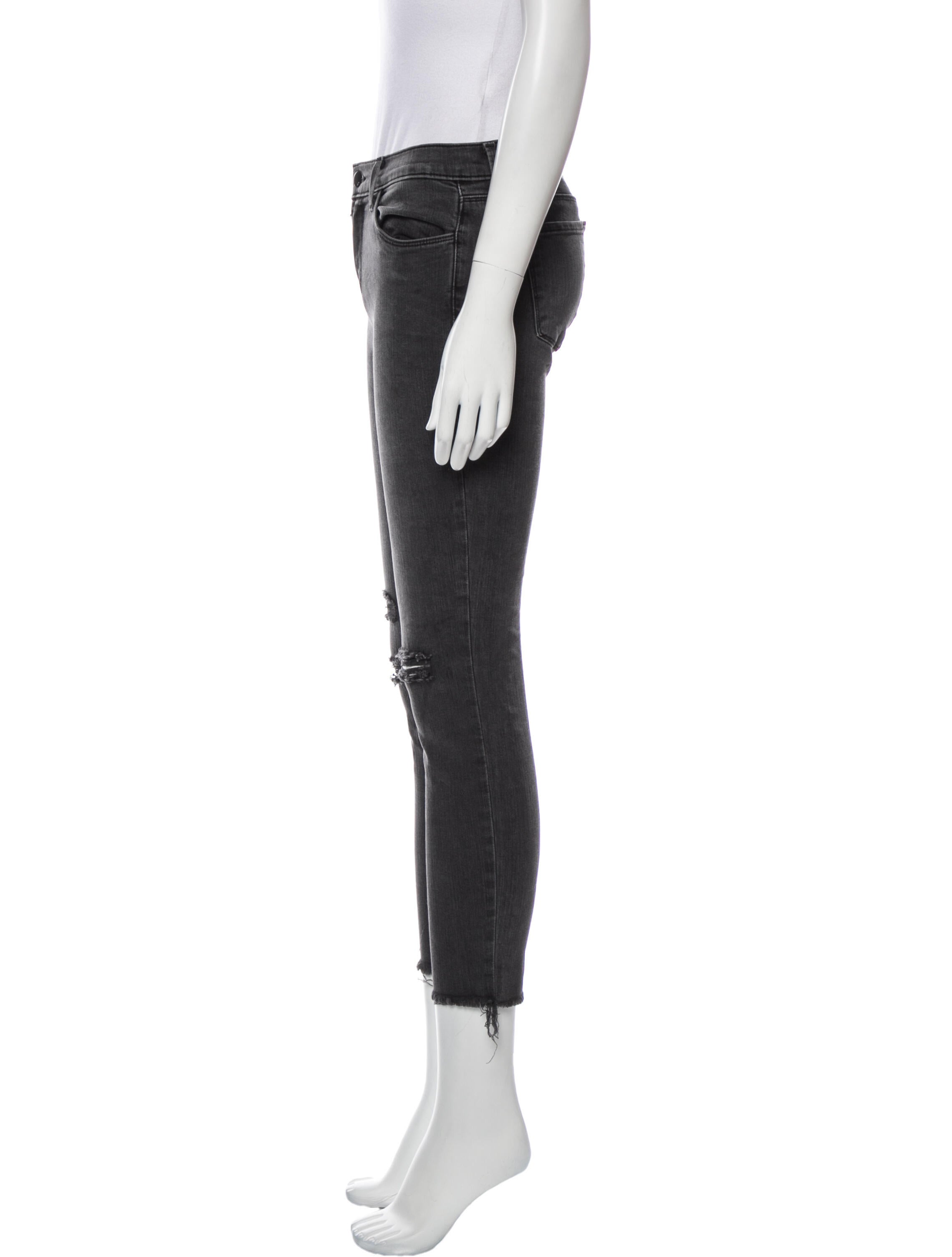 J Brand Mid-Rise Skinny Leg Jeans