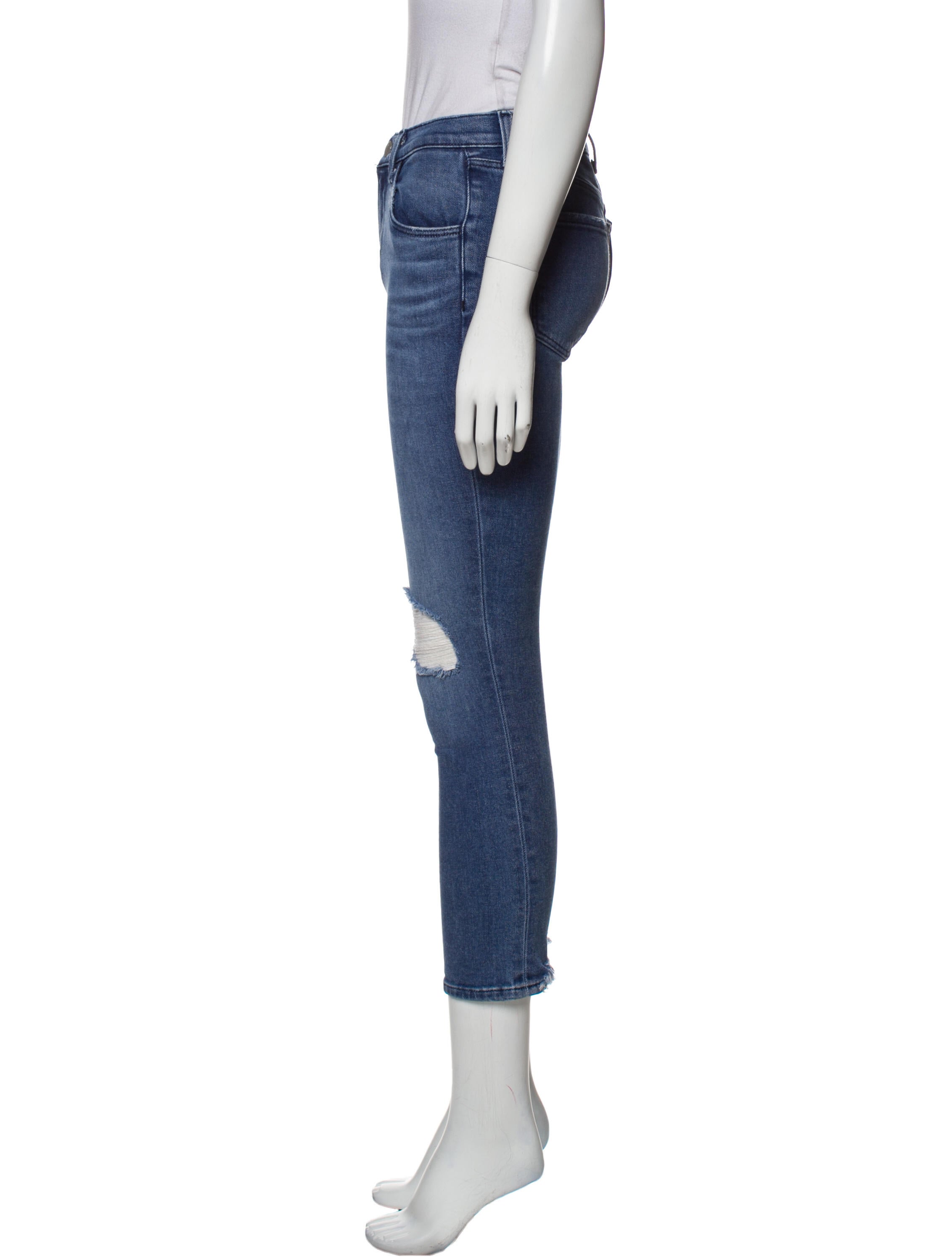 J Brand Mid-Rise Skinny Leg Jeans