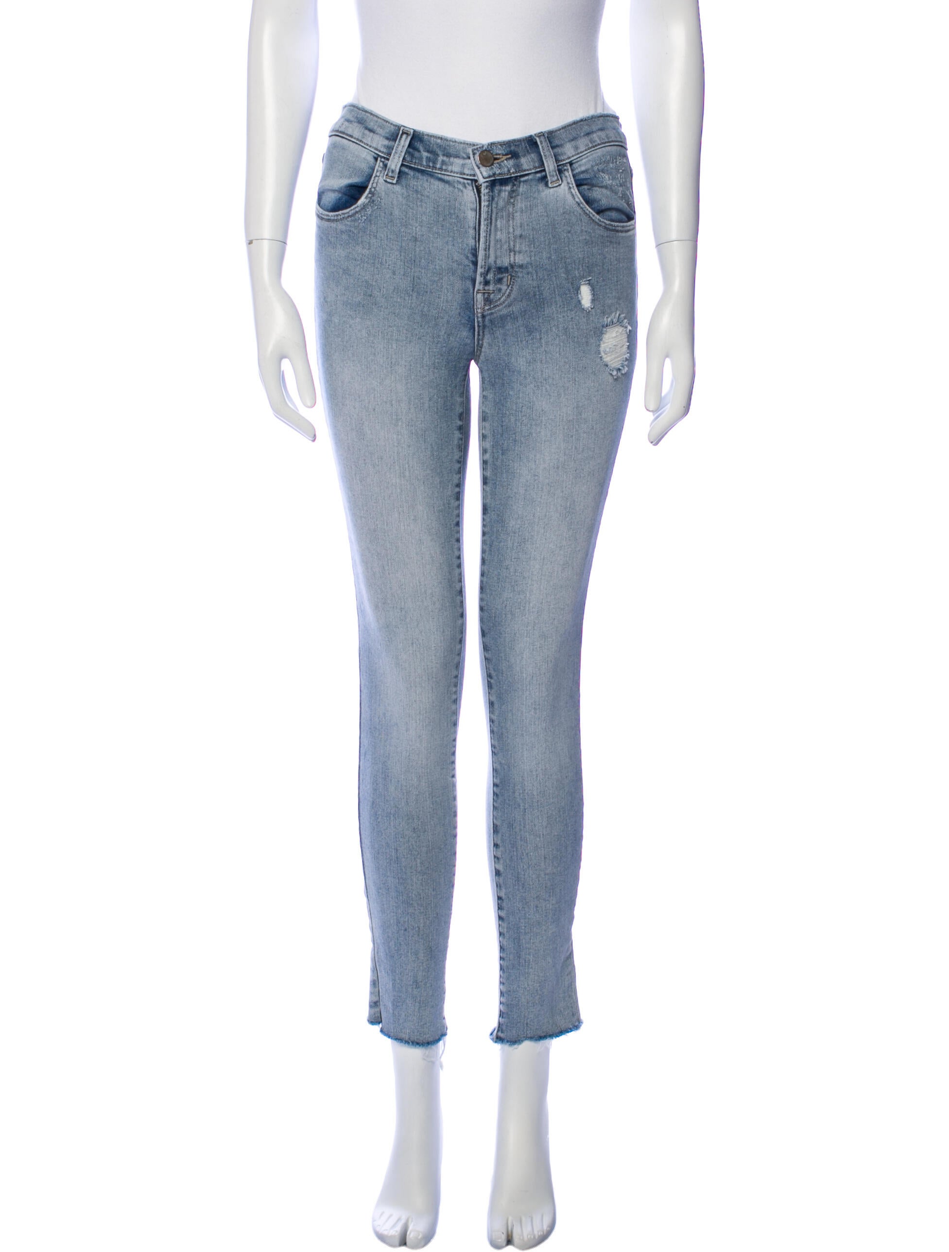 J Brand Mid-Rise Skinny Leg Jeans