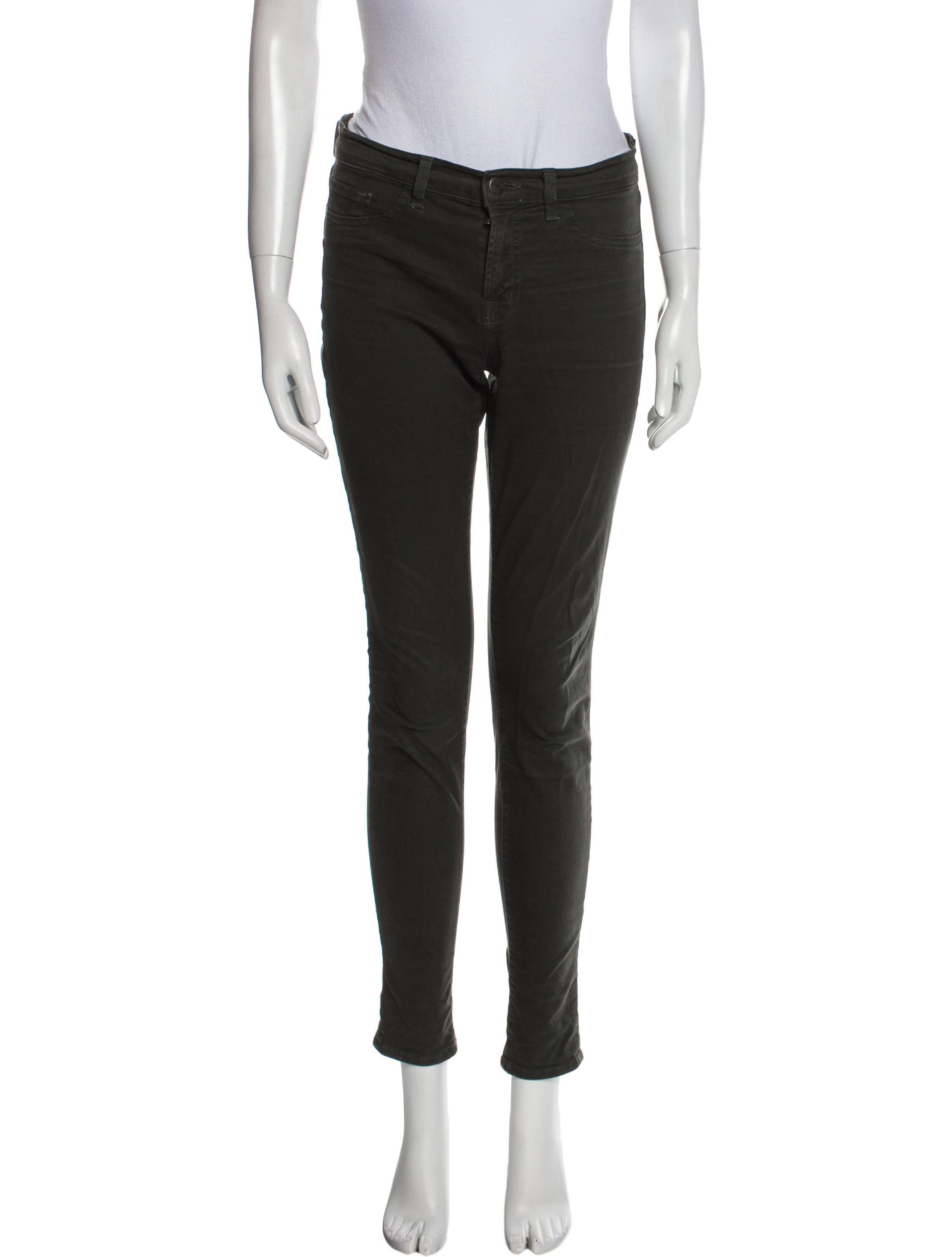 J Brand Mid-Rise Skinny Leg Jeans