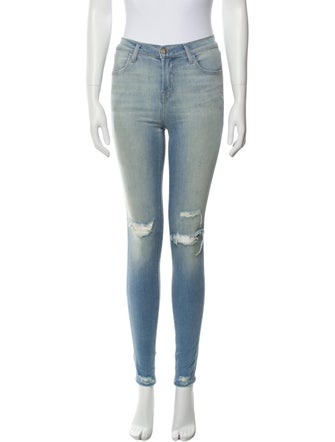 J Brand Mid-Rise Skinny Leg Jeans