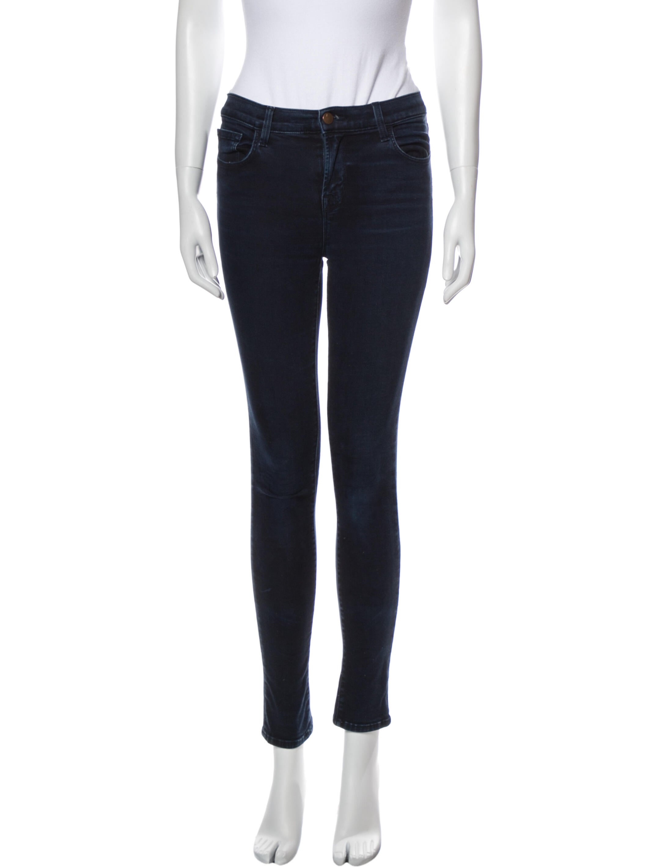 J Brand Mid-Rise Skinny Leg Jeans