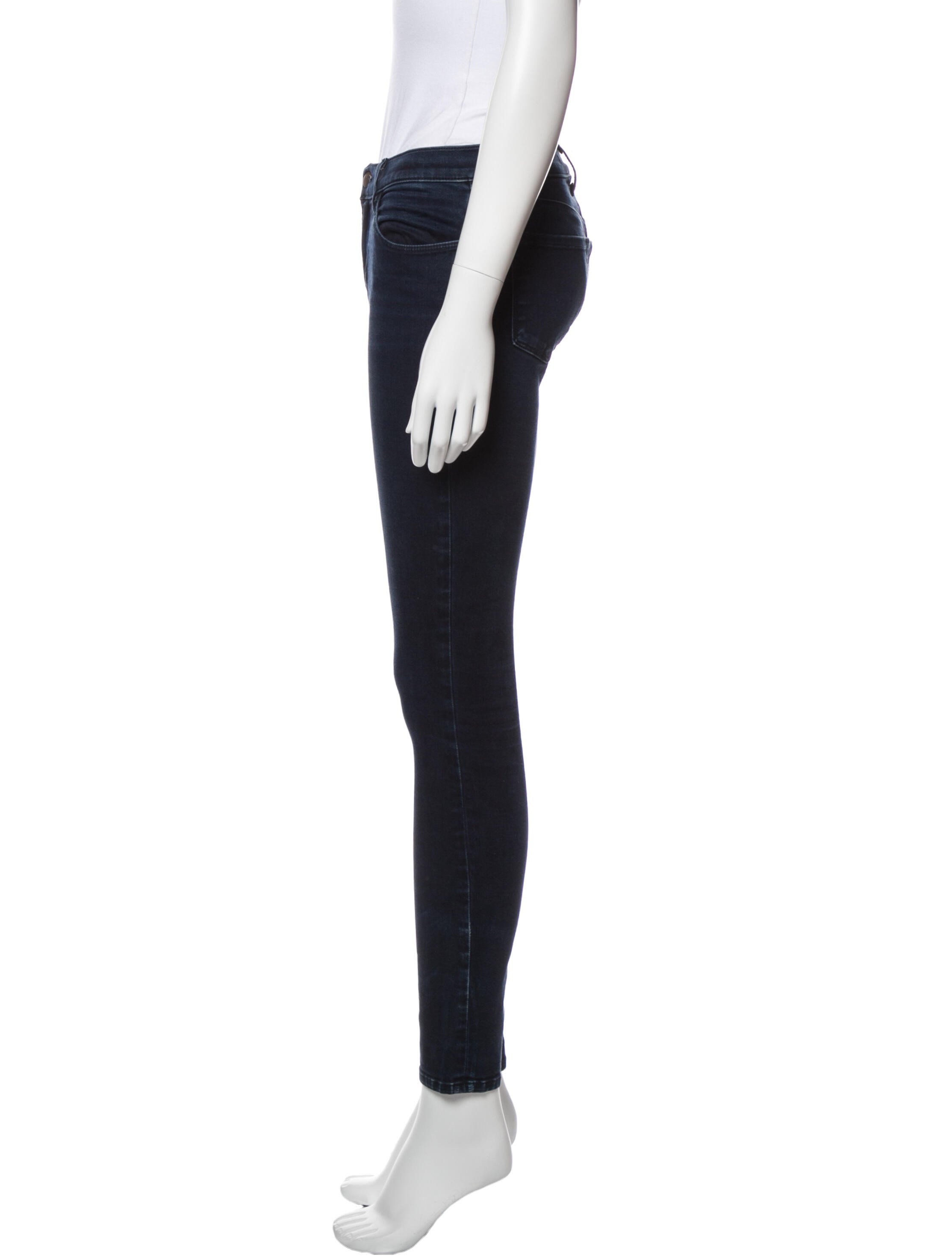 J Brand Mid-Rise Skinny Leg Jeans