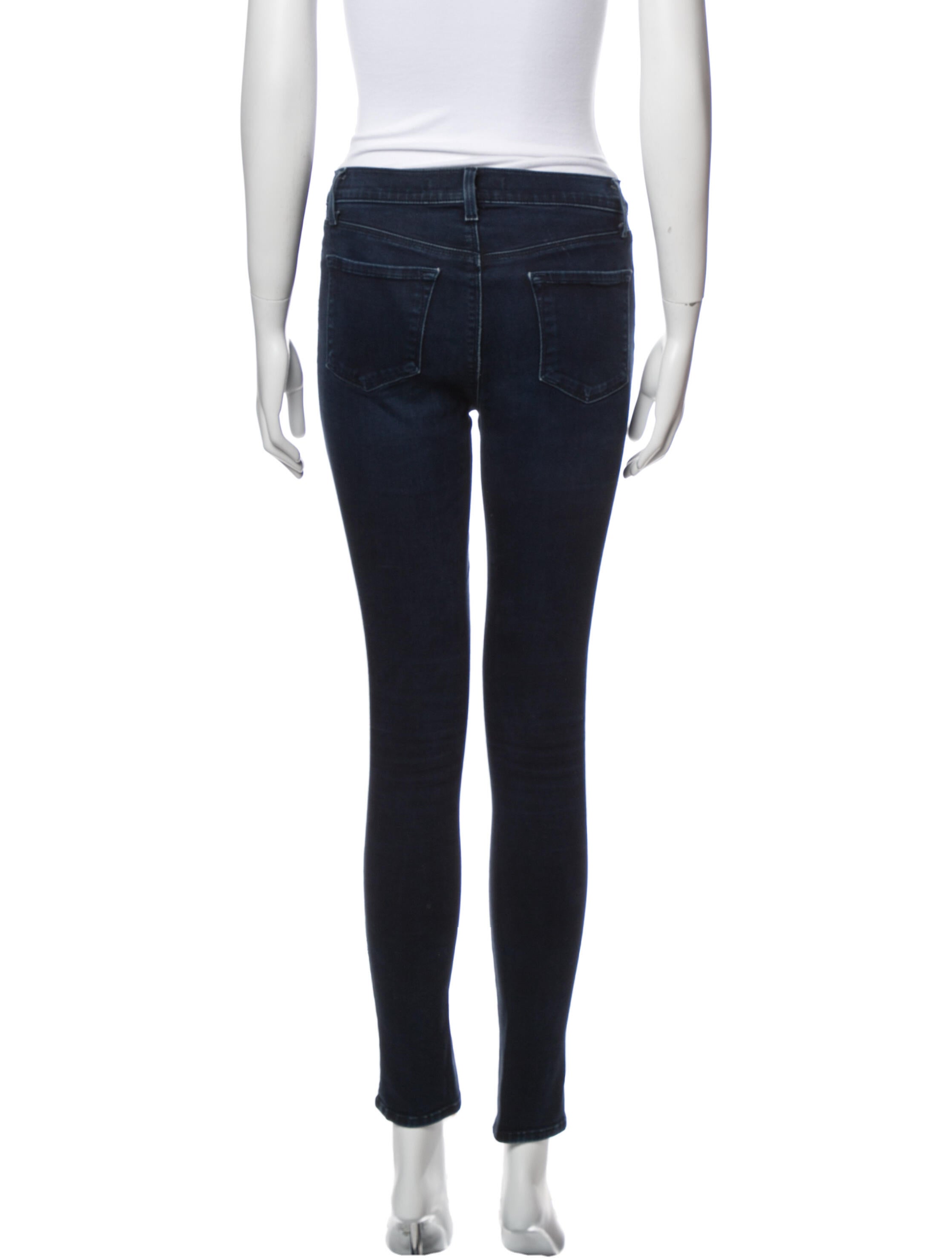 J Brand Mid-Rise Skinny Leg Jeans