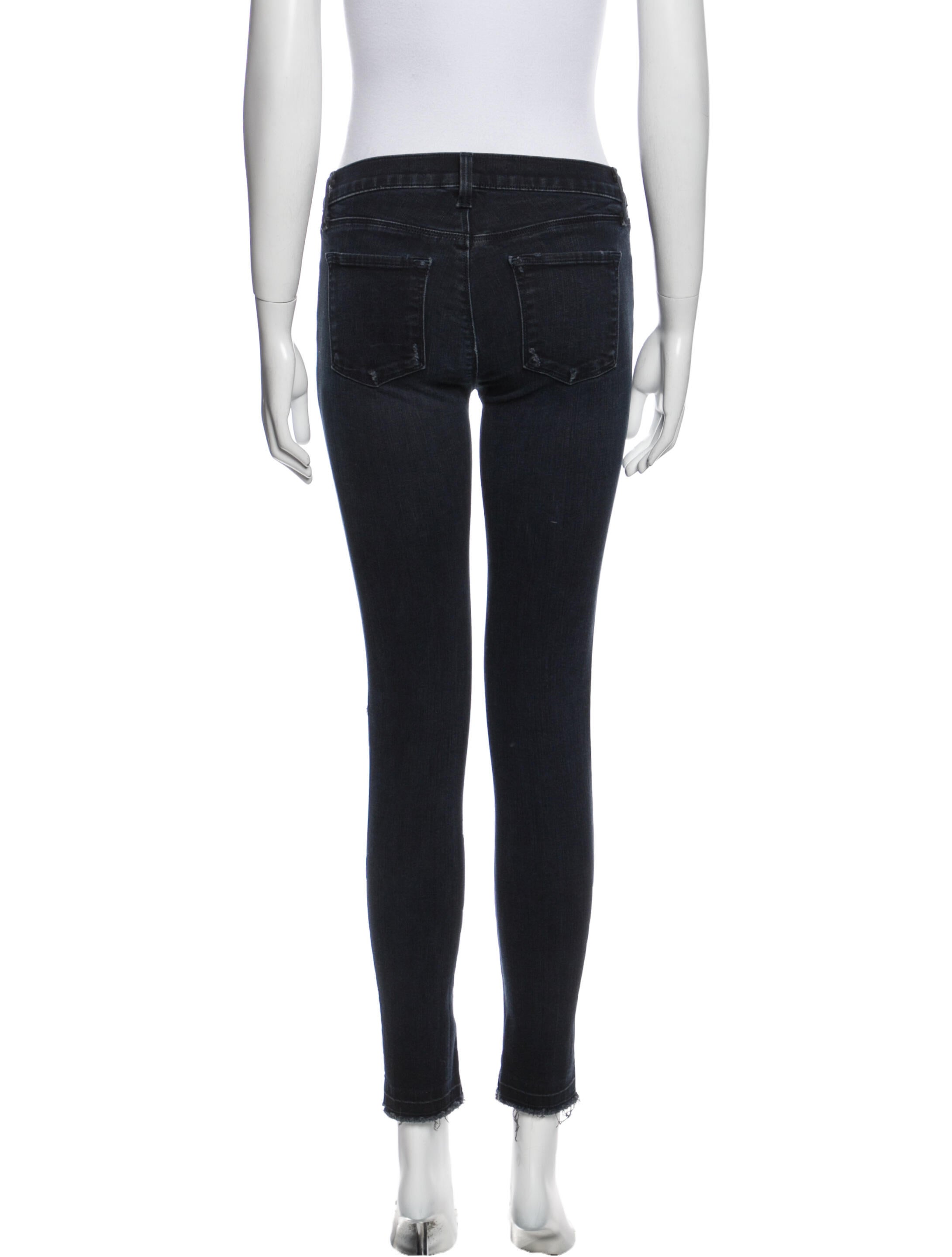 J Brand Mid-Rise Skinny Leg Jeans