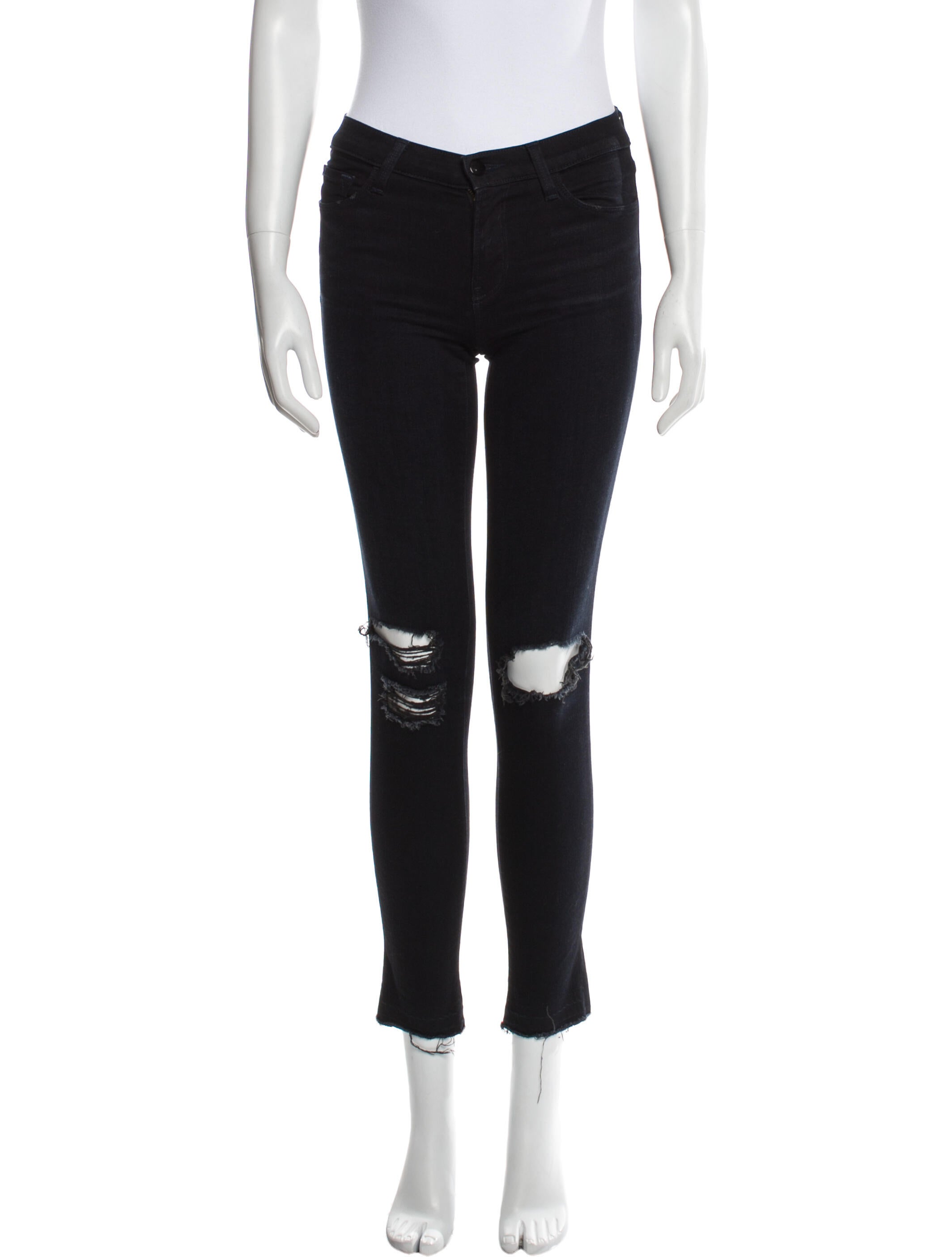 J Brand Mid-Rise Skinny Leg Jeans