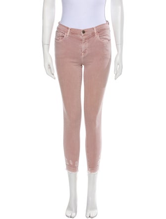 J Brand Mid-Rise Skinny Leg Jeans