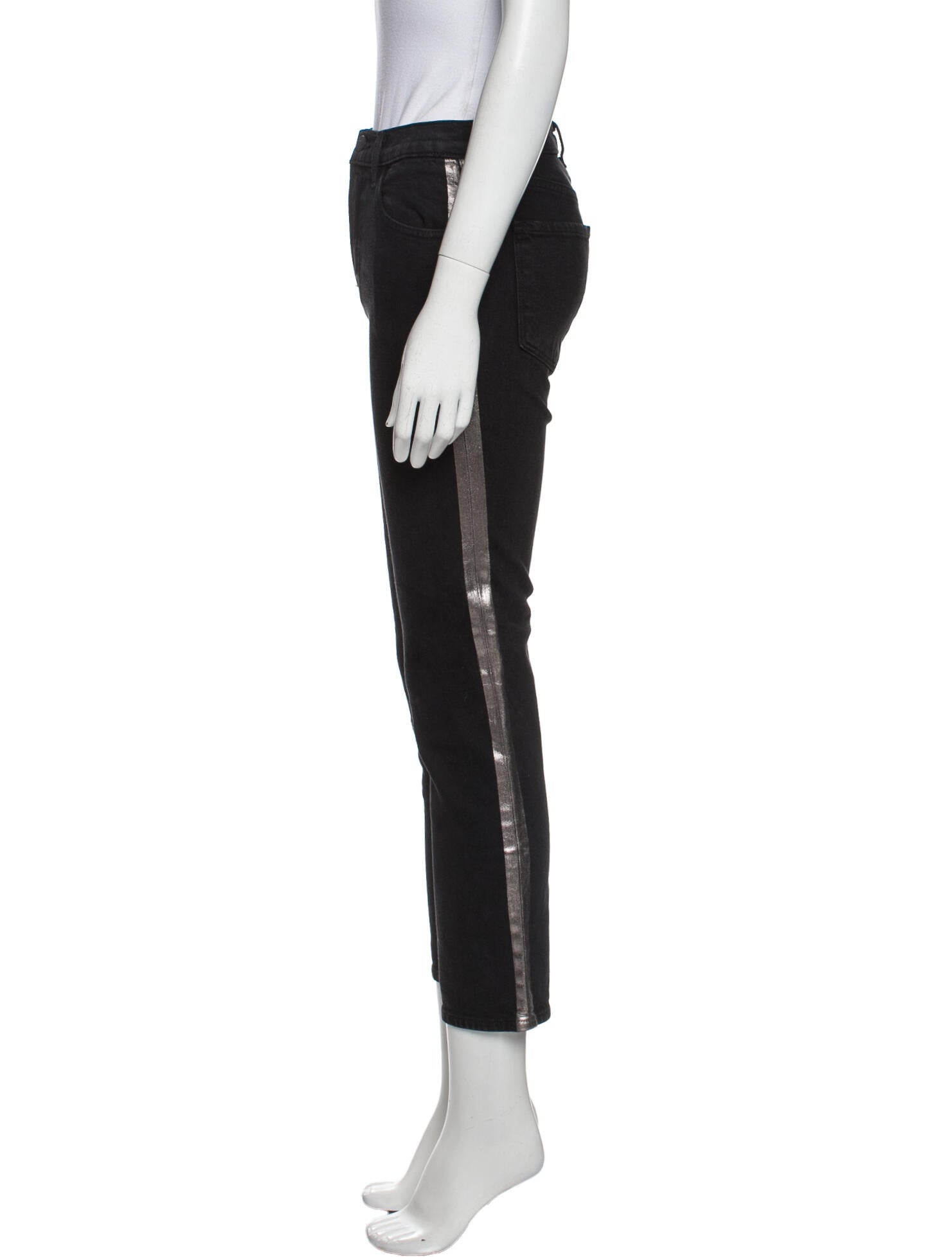 J Brand Mid-Rise Straight Leg Jeans