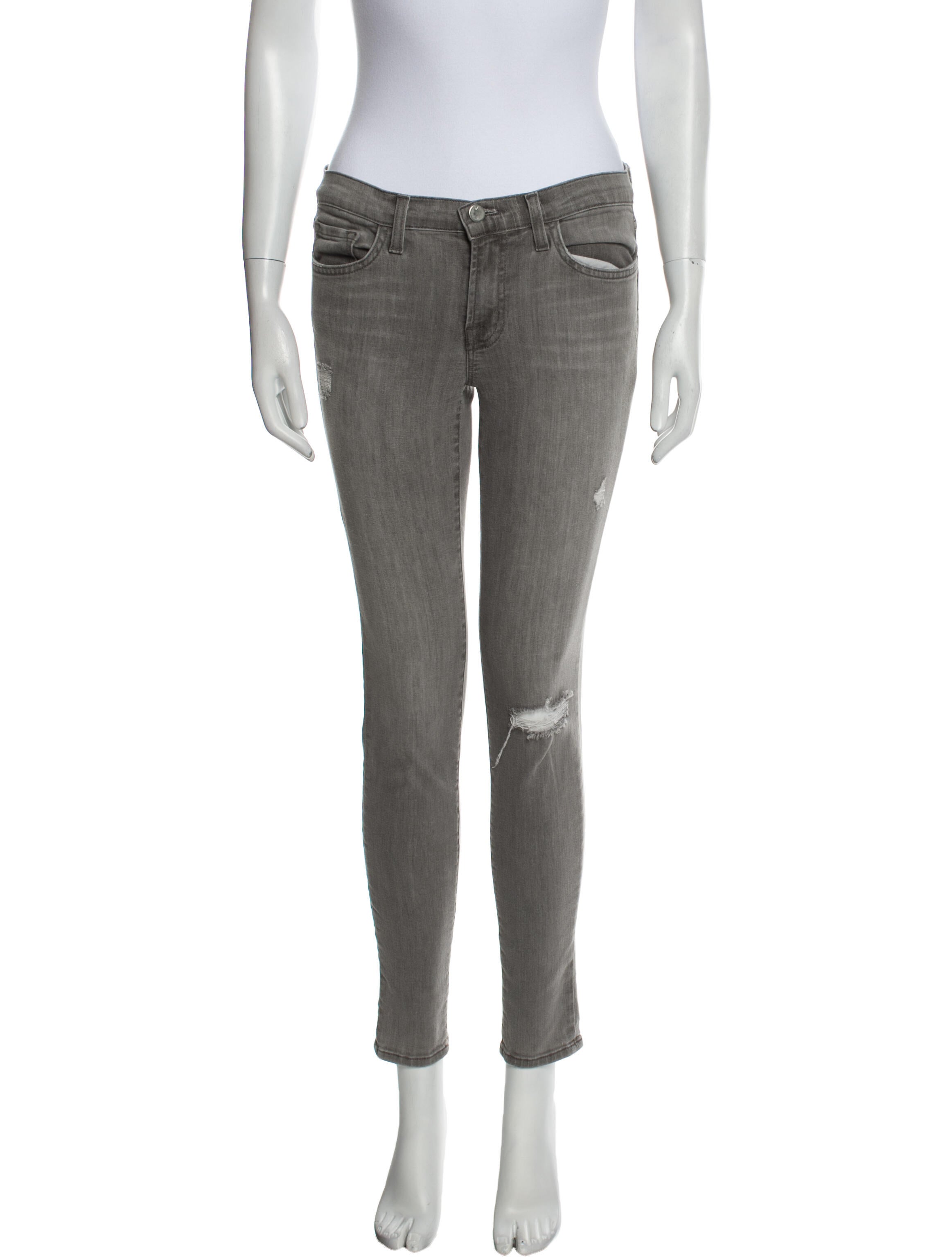 J Brand Mid-Rise Skinny Leg Jeans