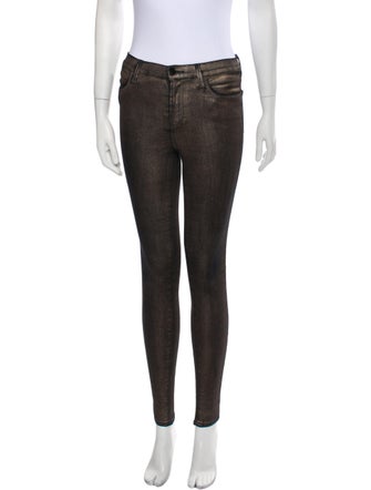 J Brand Mid-Rise Skinny Leg Jeans