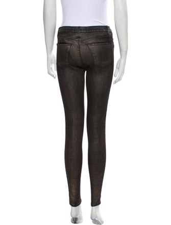 J Brand Mid-Rise Skinny Leg Jeans