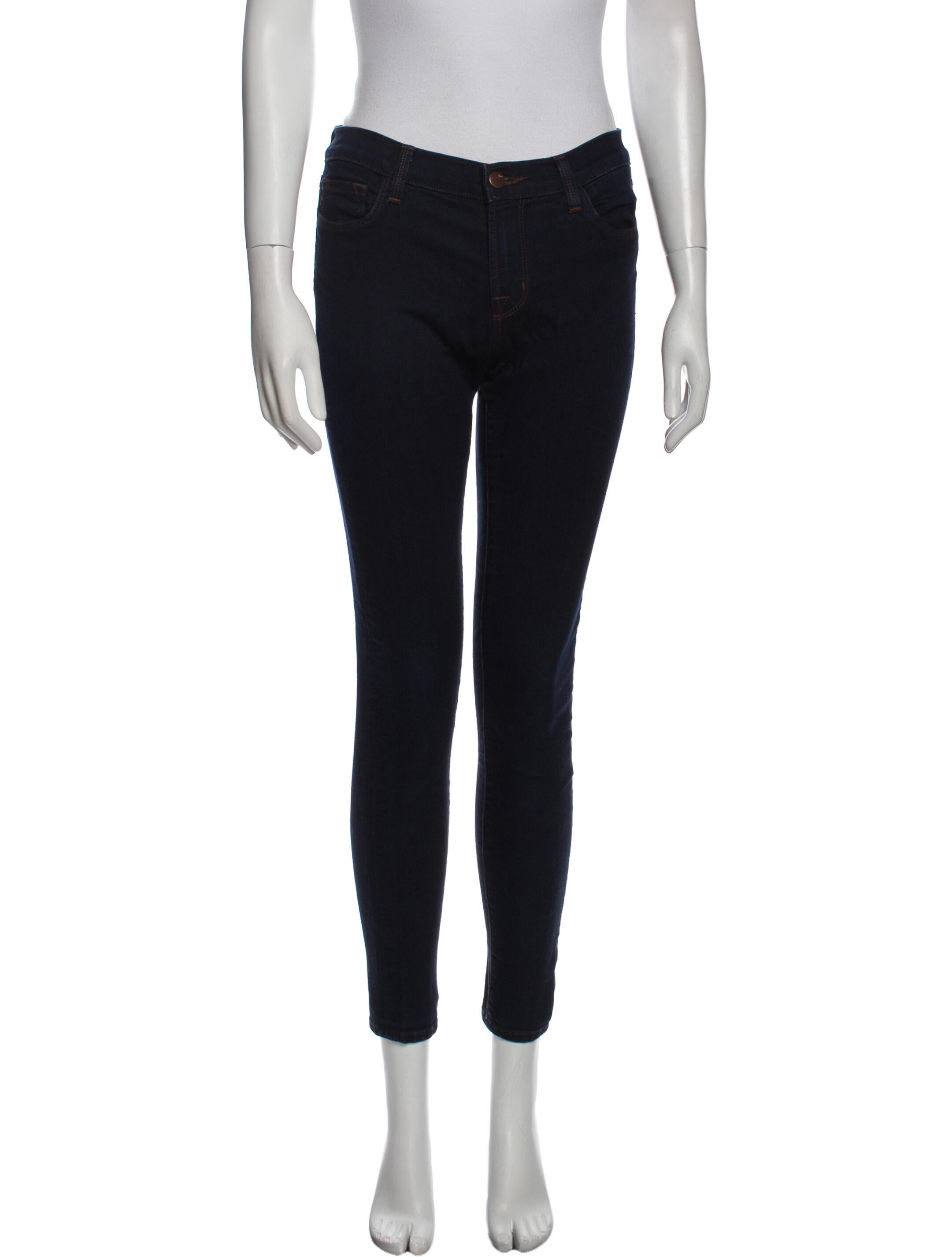 J Brand Mid-Rise Skinny Leg Jeans