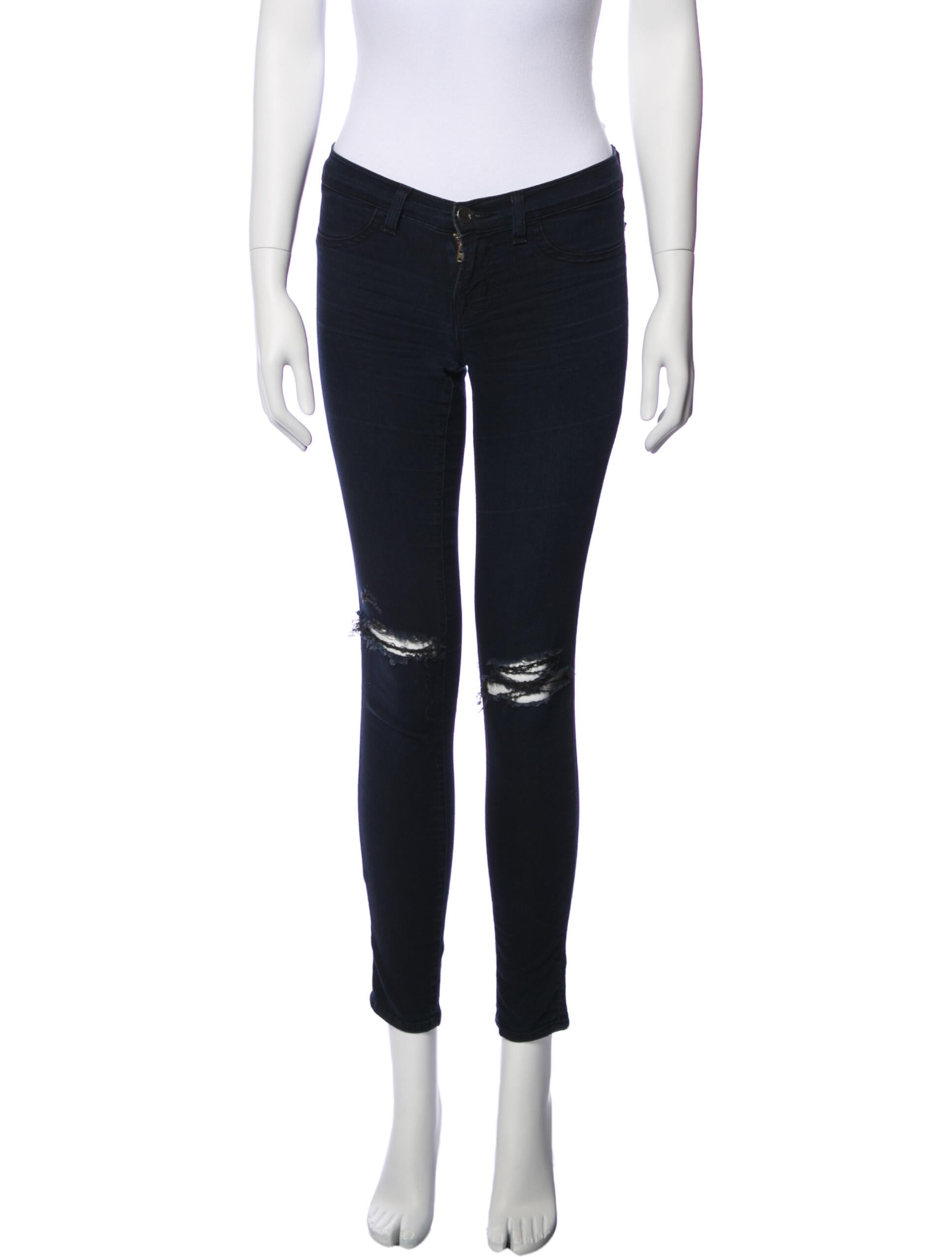 J Brand Low-Rise Skinny Leg Jeans