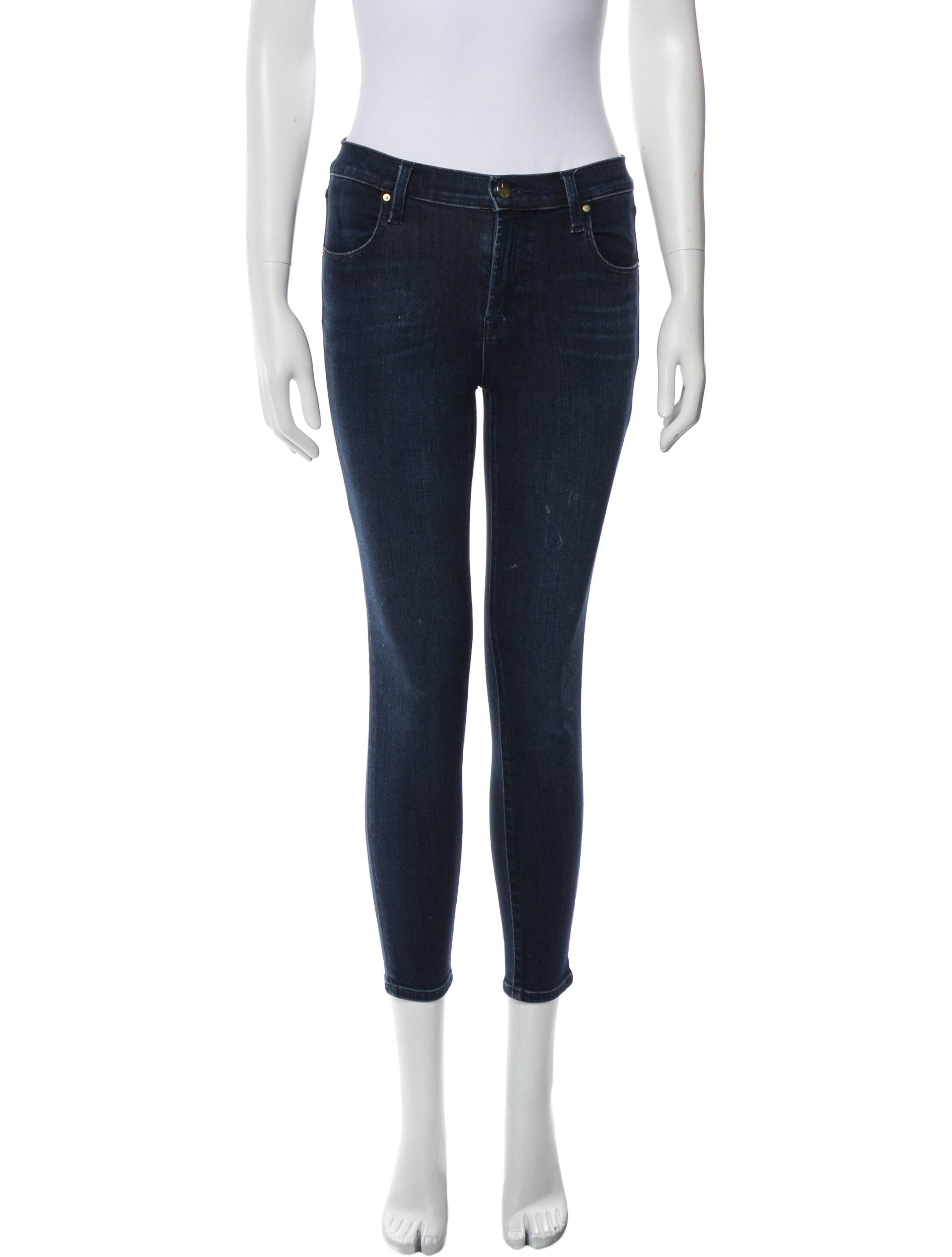 J Brand Mid-Rise Skinny Leg Jeans