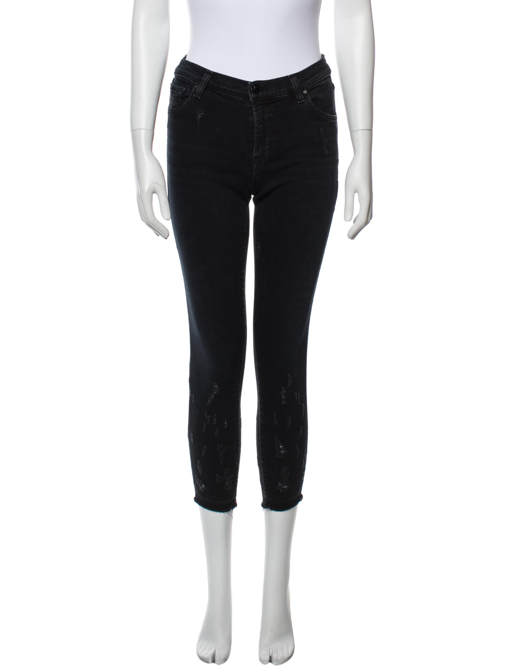 J Brand Mid-Rise Skinny Leg Jeans