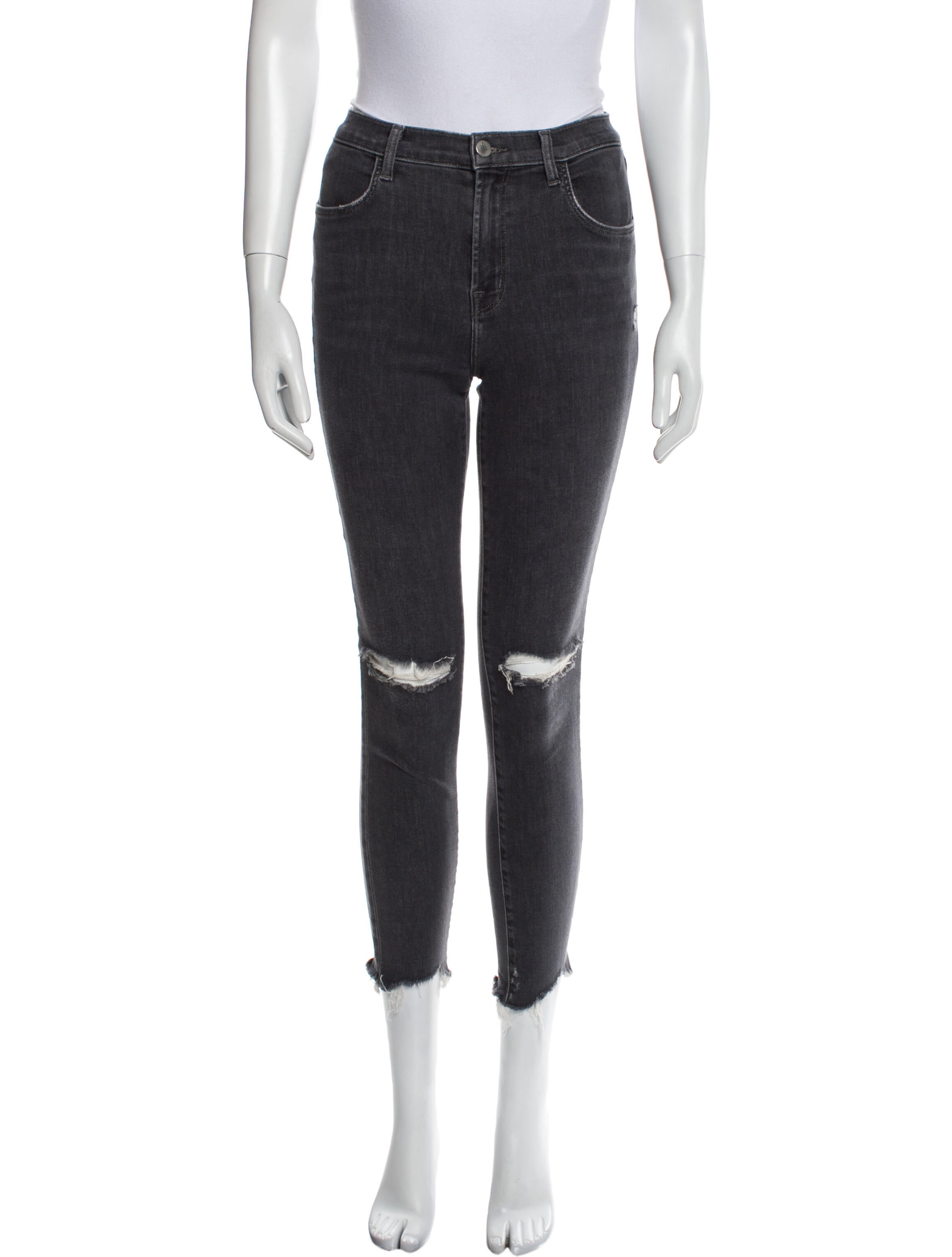 J Brand Mid-Rise Skinny Leg Jeans