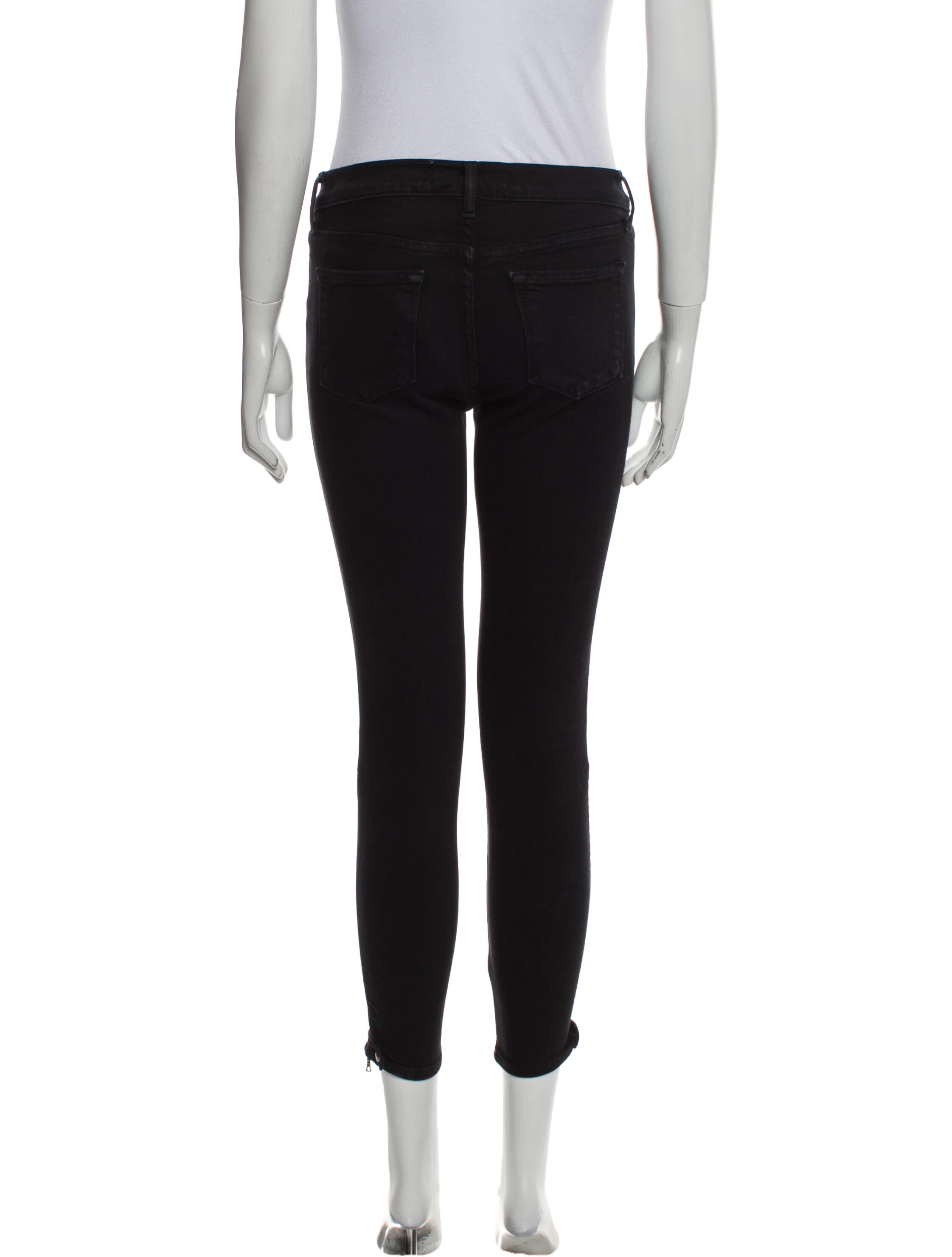 J Brand Mid-Rise Skinny Leg Jeans
