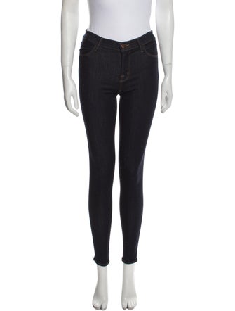 J Brand Mid-Rise Skinny Leg Jeans