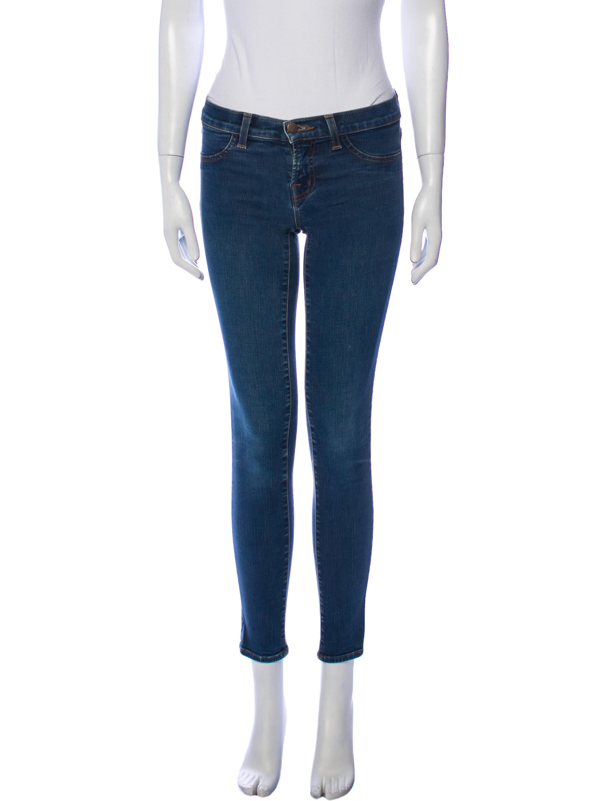 J Brand Low-Rise Skinny Leg Jeans