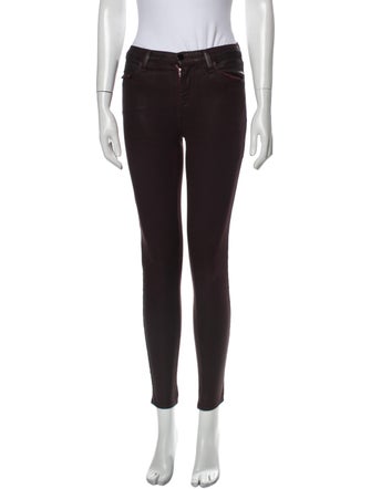 J Brand Mid-Rise Skinny Leg Jeans