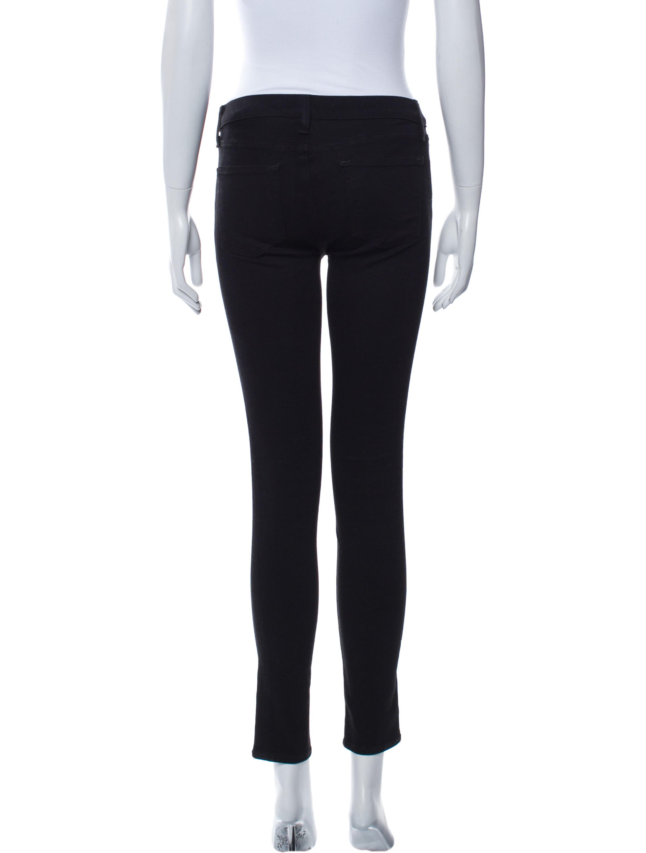 J Brand Mid-Rise Skinny Leg Jeans