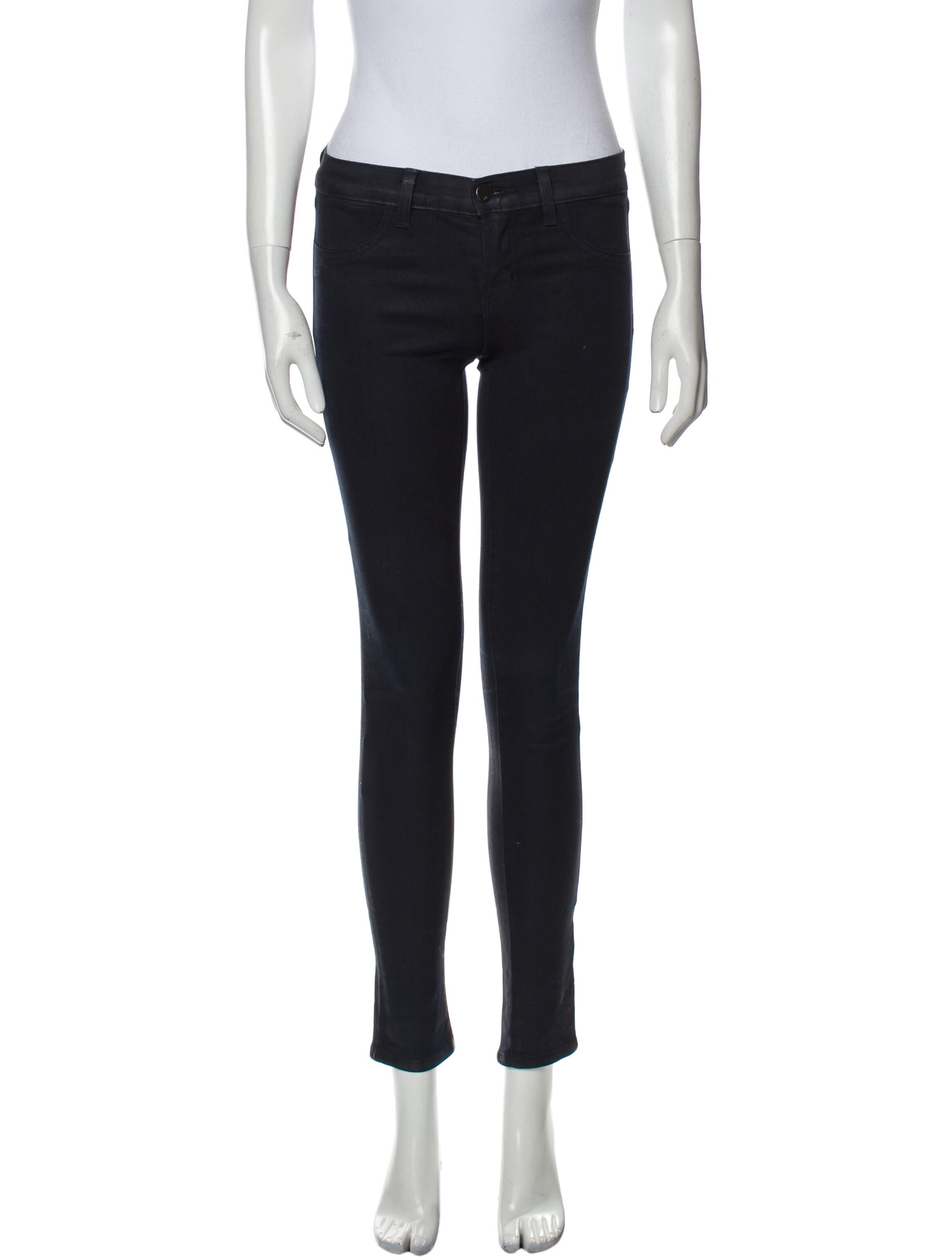J Brand Mid-Rise Skinny Leg Jeans