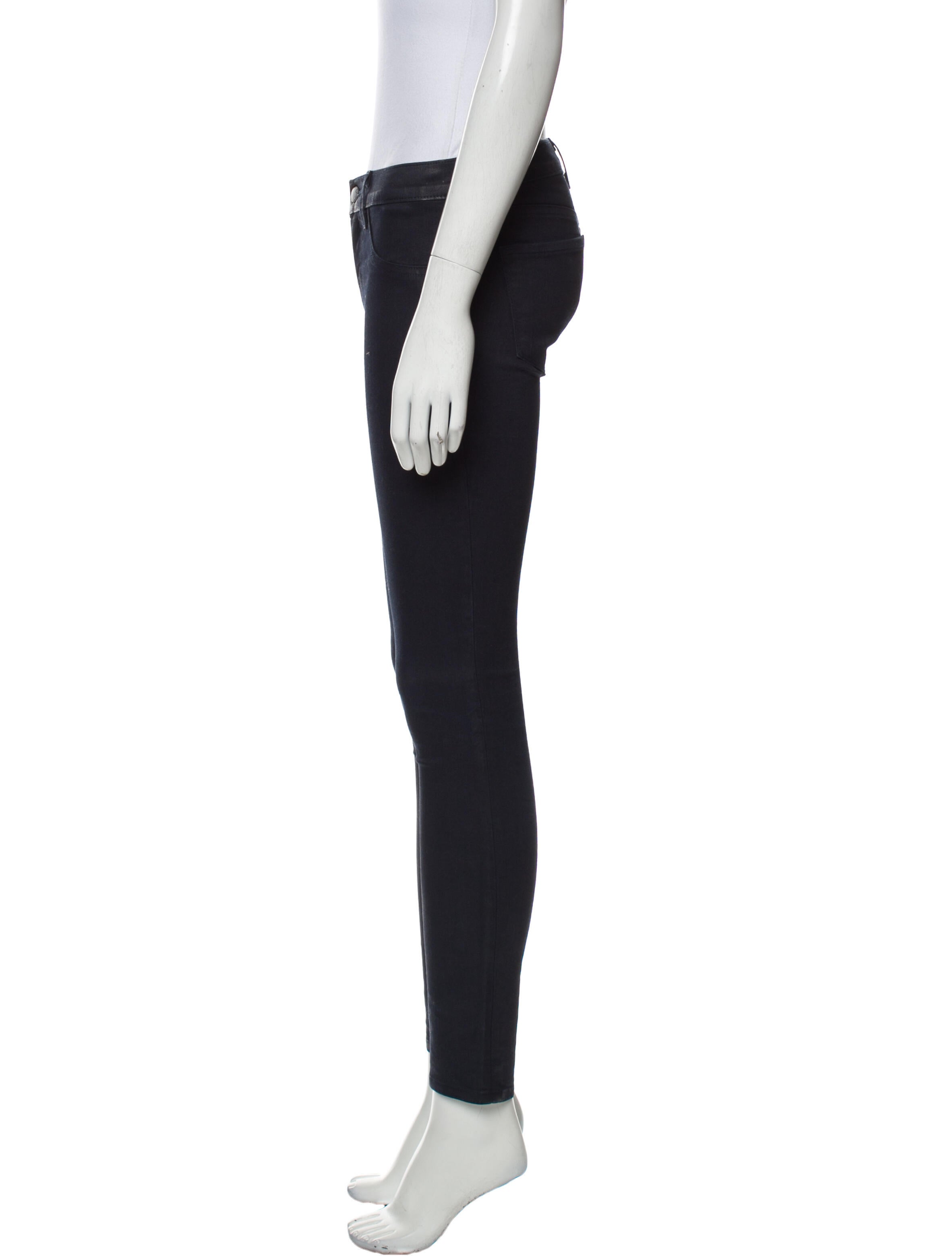J Brand Mid-Rise Skinny Leg Jeans