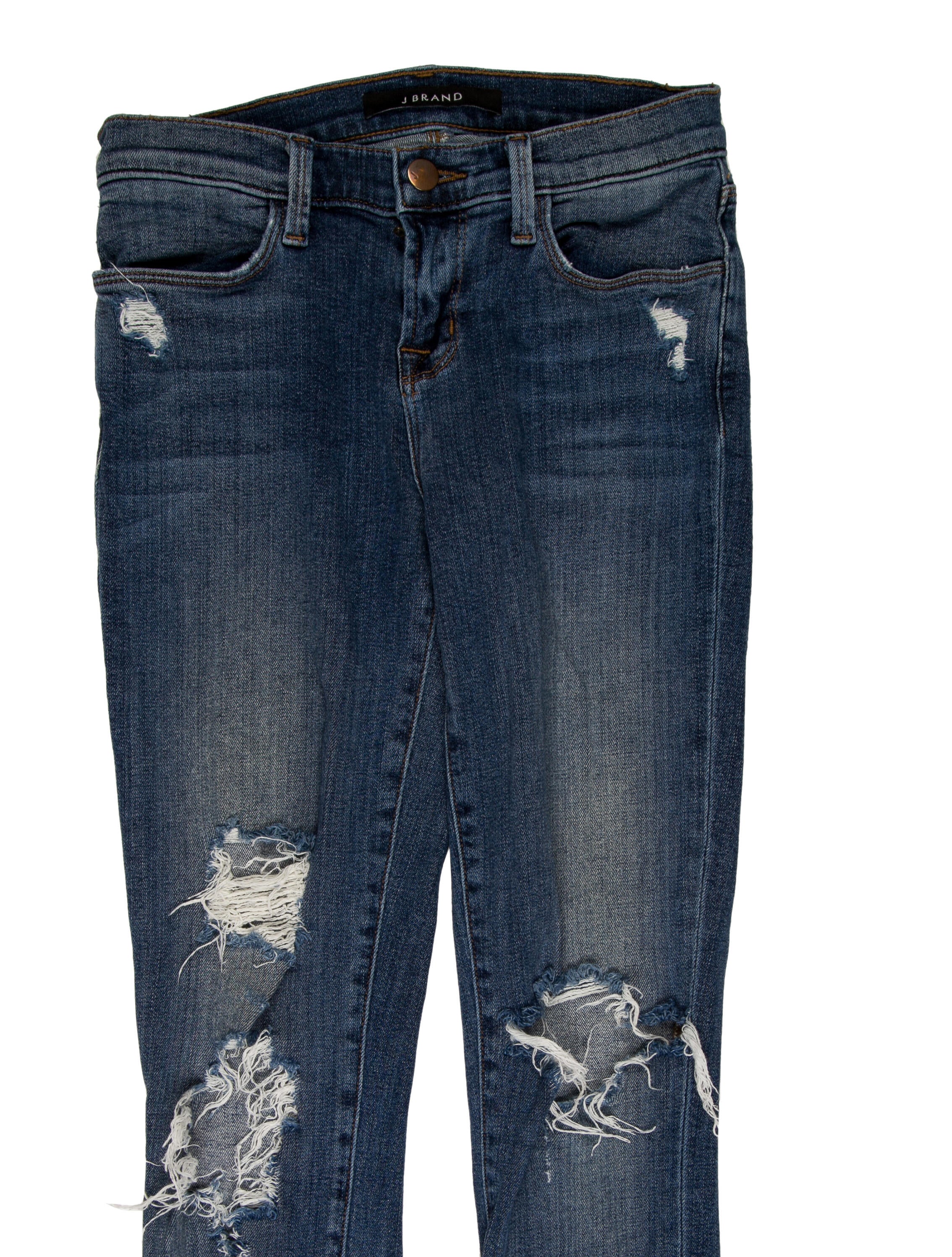 J Brand Mid-Rise Skinny Leg Jeans