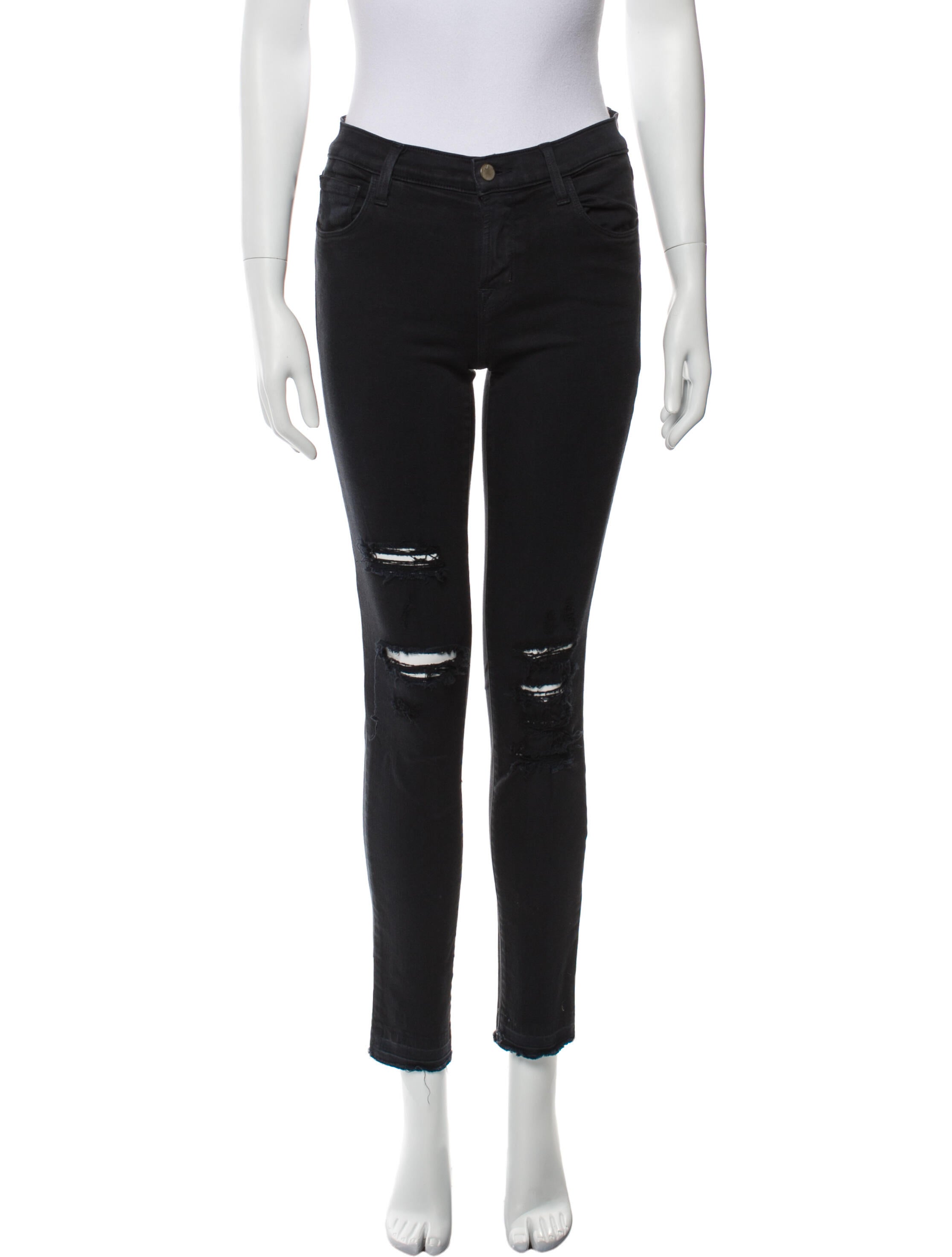 J Brand Mid-Rise Skinny Leg Jeans