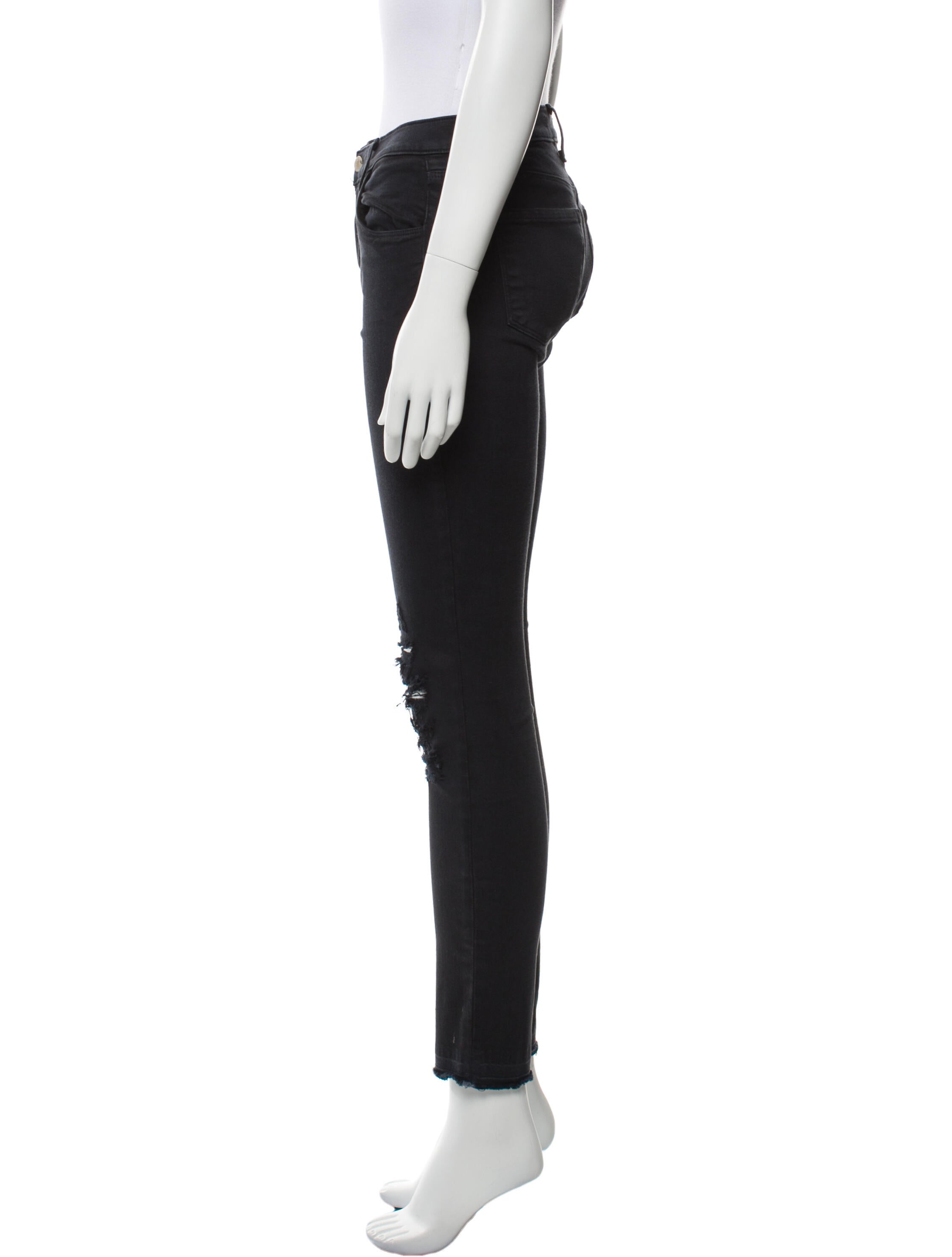 J Brand Mid-Rise Skinny Leg Jeans