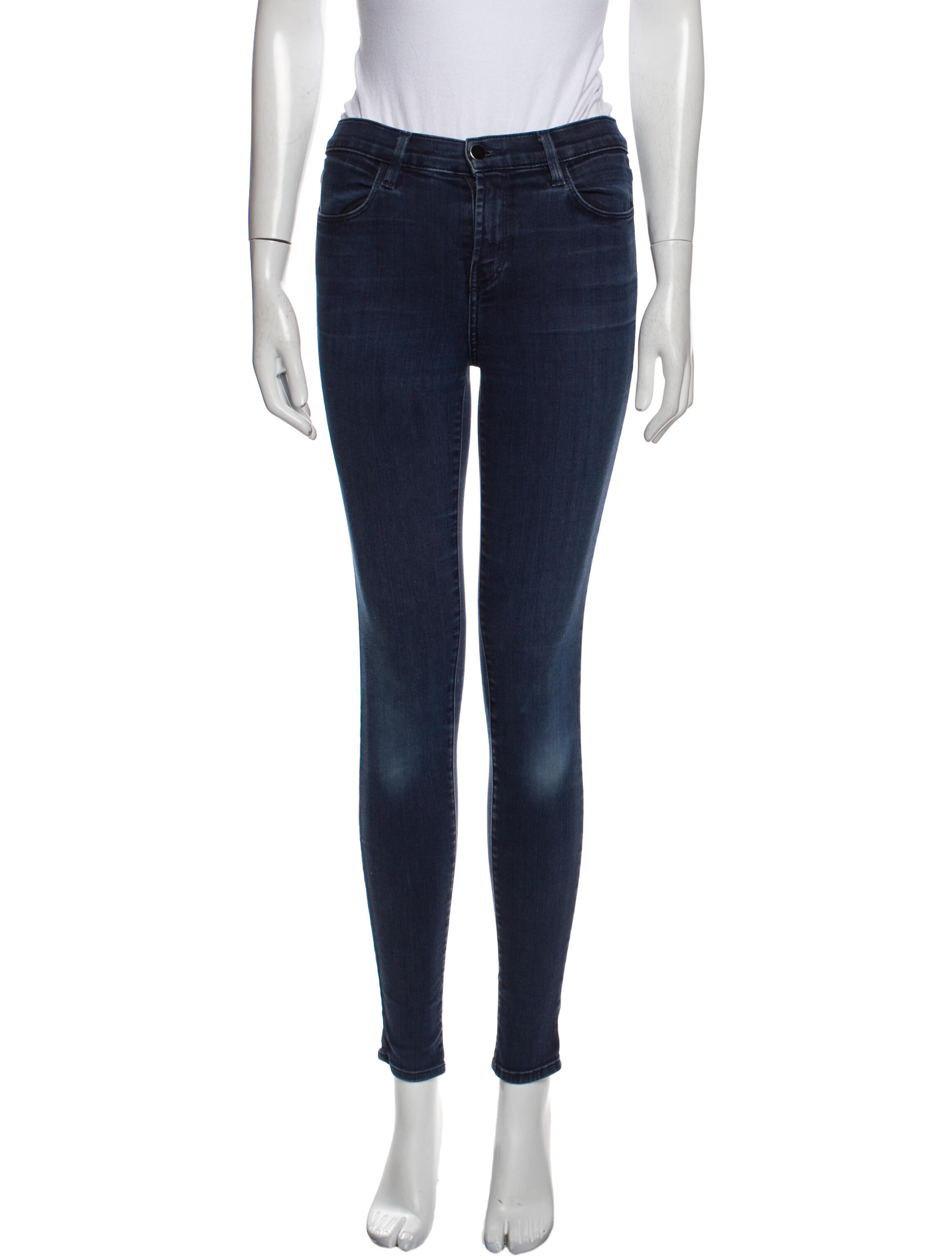 J Brand Mid-Rise Skinny Leg Jeans