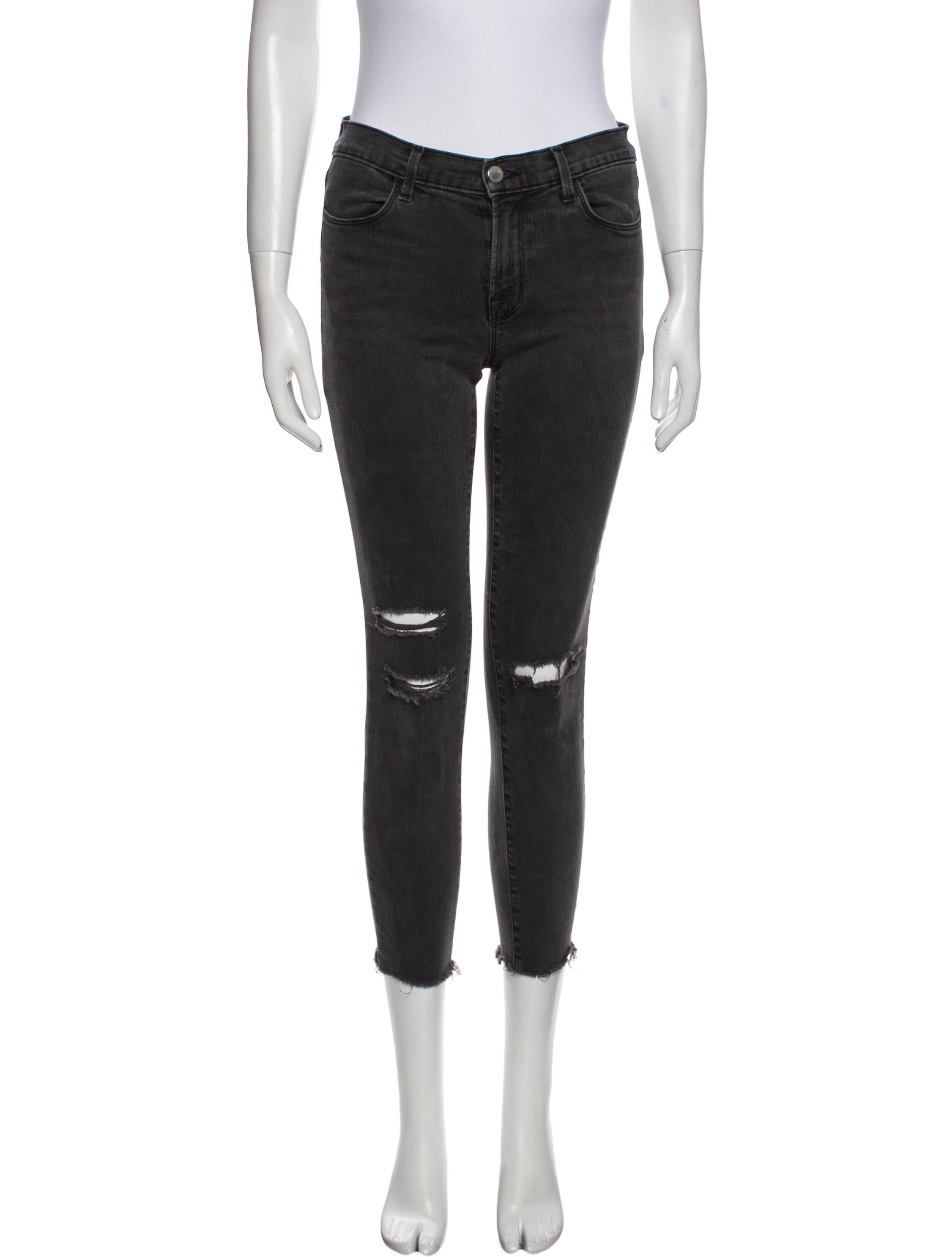 J Brand Mid-Rise Skinny Leg Jeans