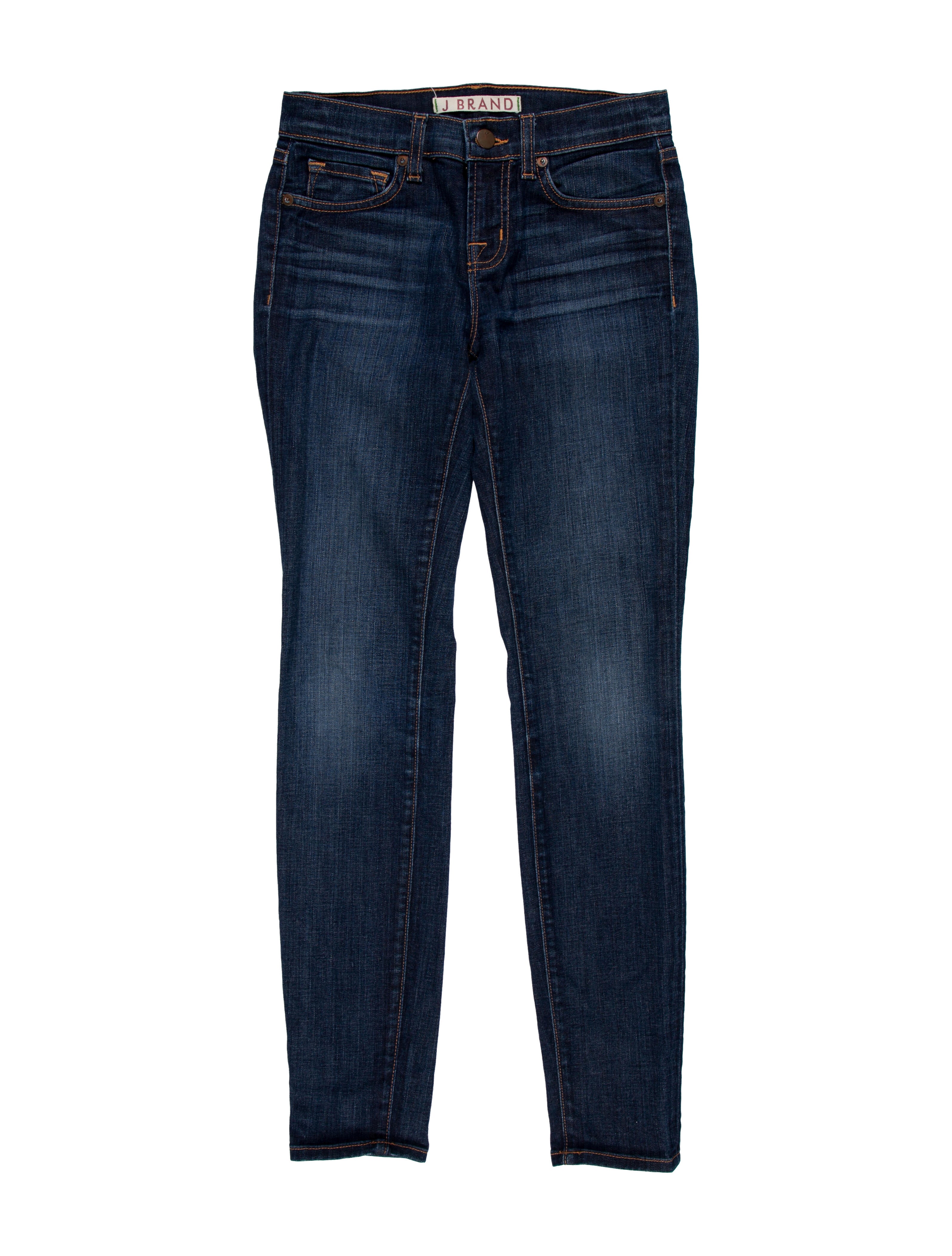 J Brand Mid-Rise Skinny Leg Jeans