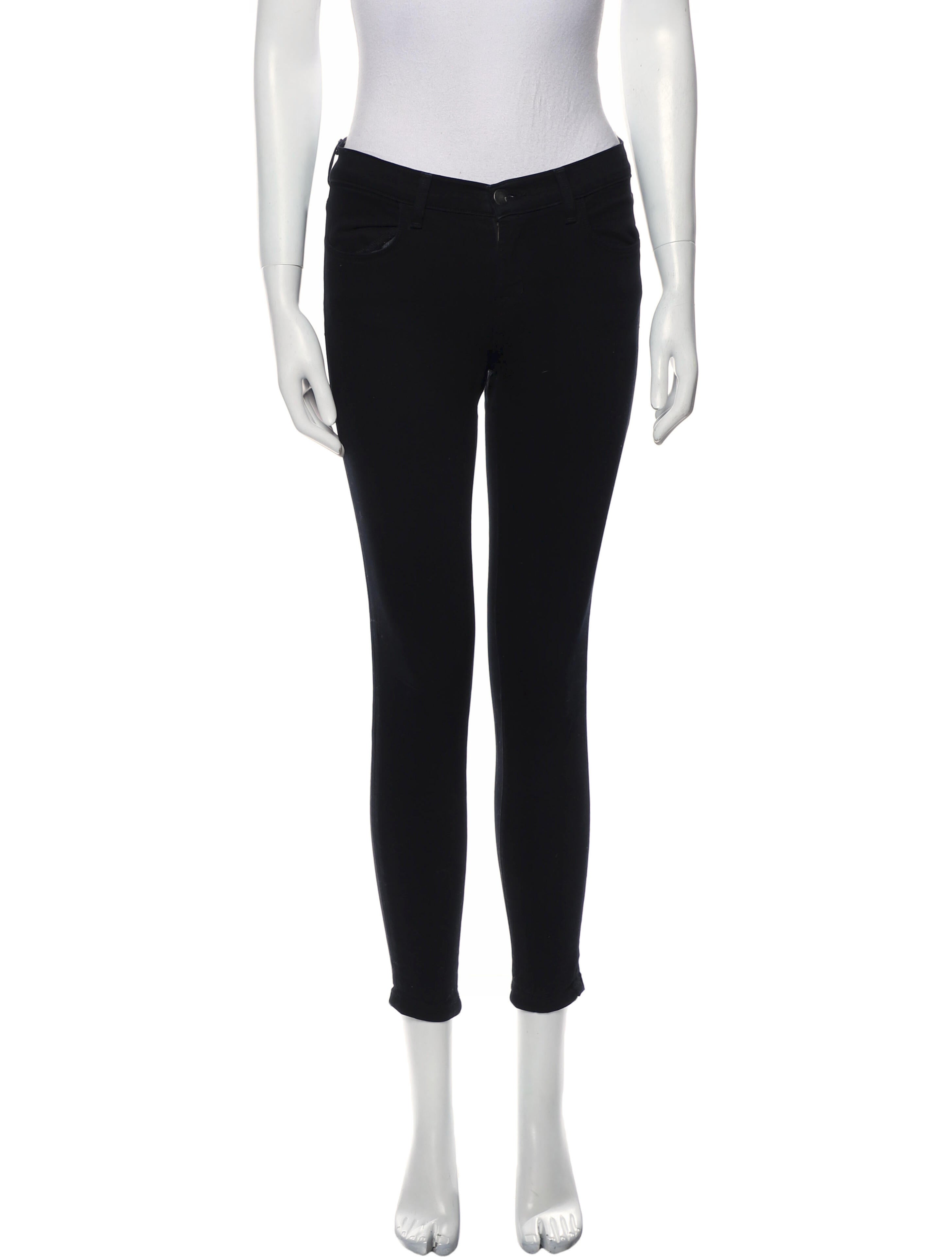 J Brand Mid-Rise Skinny Leg Jeans