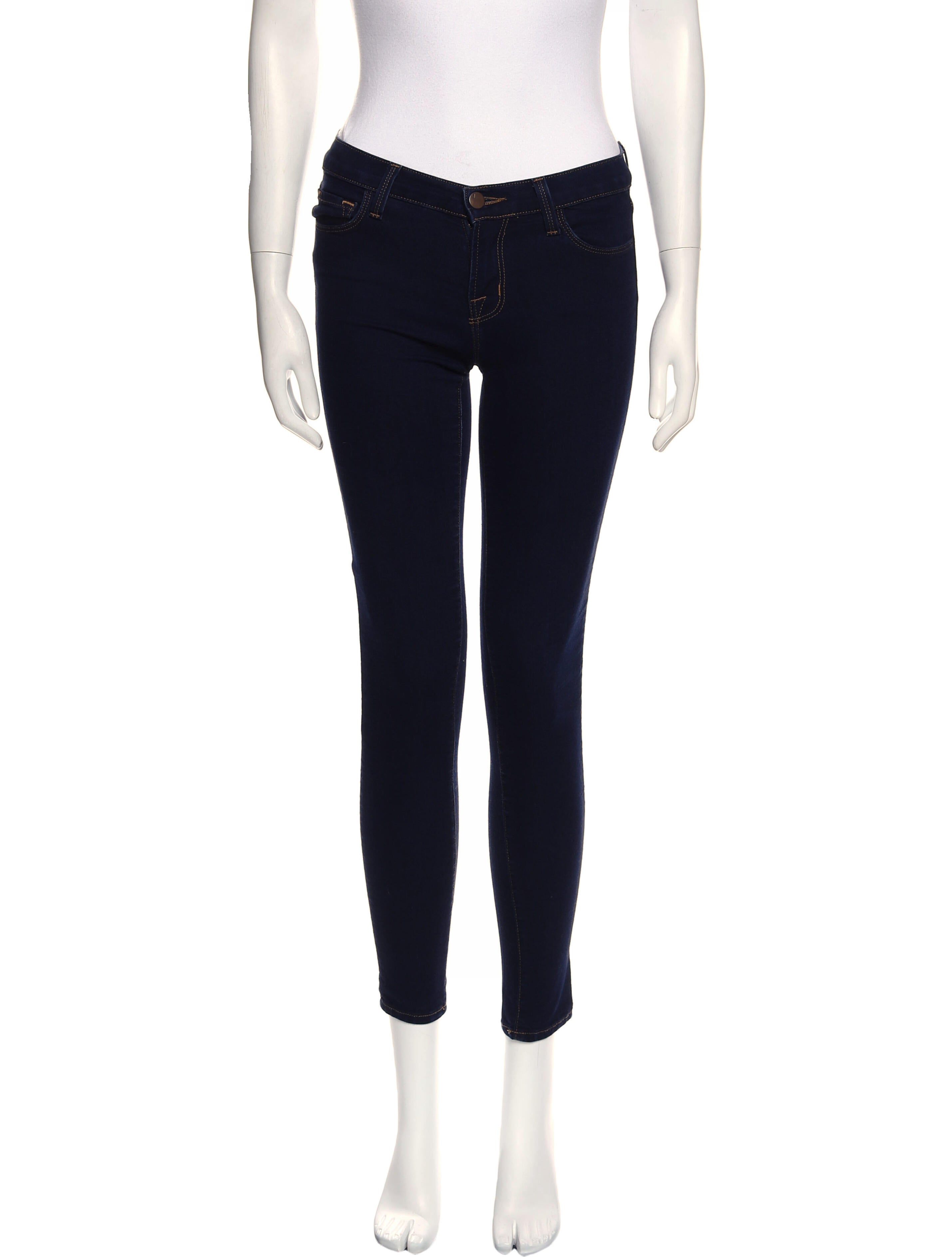 J Brand Mid-Rise Skinny Leg Jeans